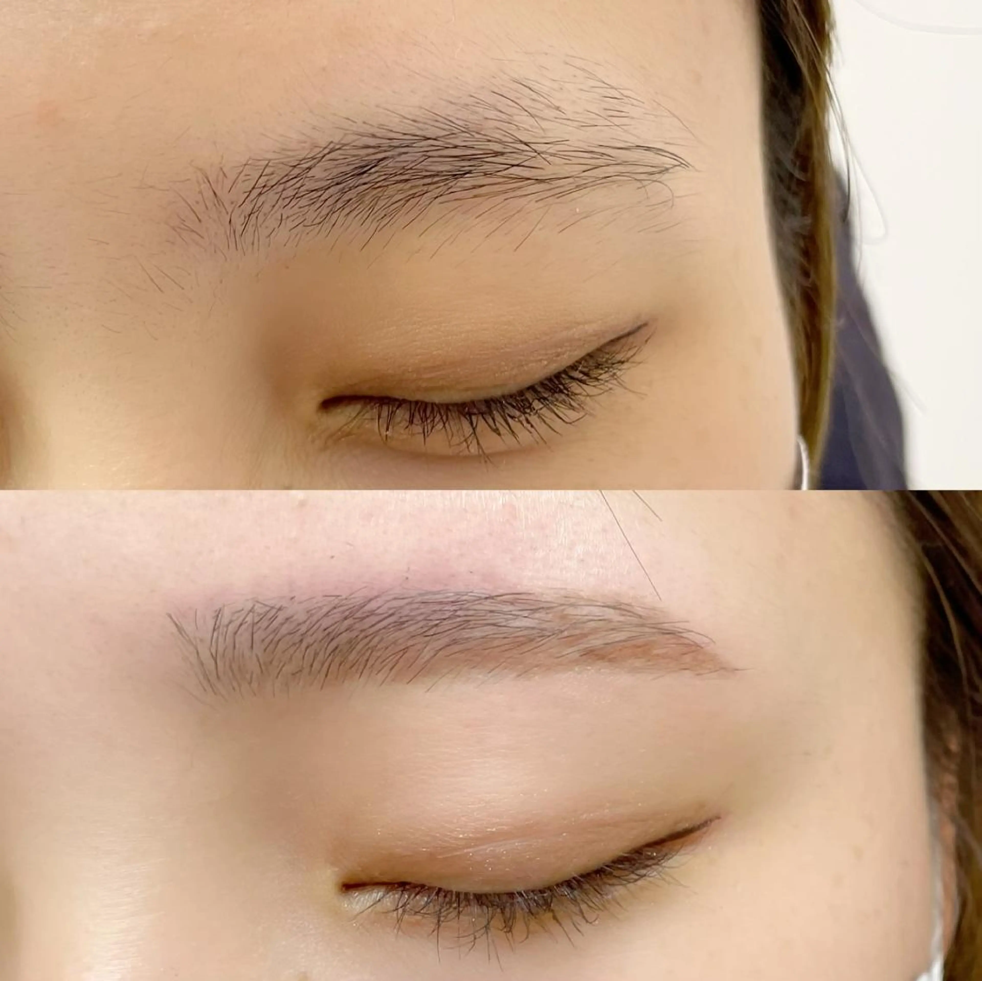 アイブロウ ワックス脱毛 眉カット & by produceのマツエク・マツパデザイン