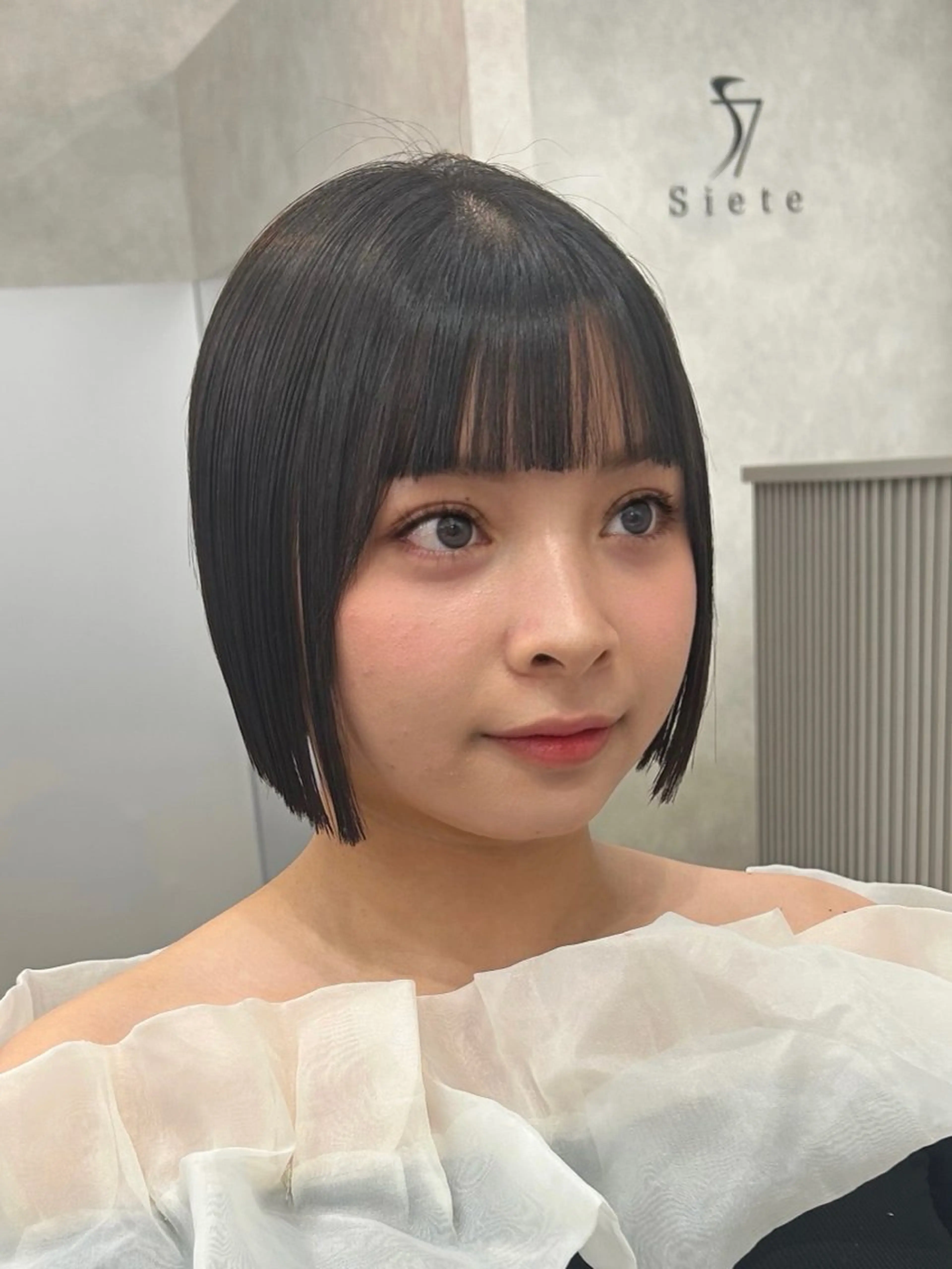 ショート ヘアカラー トリートメント 鎌倉 楓麻のヘアスタイル