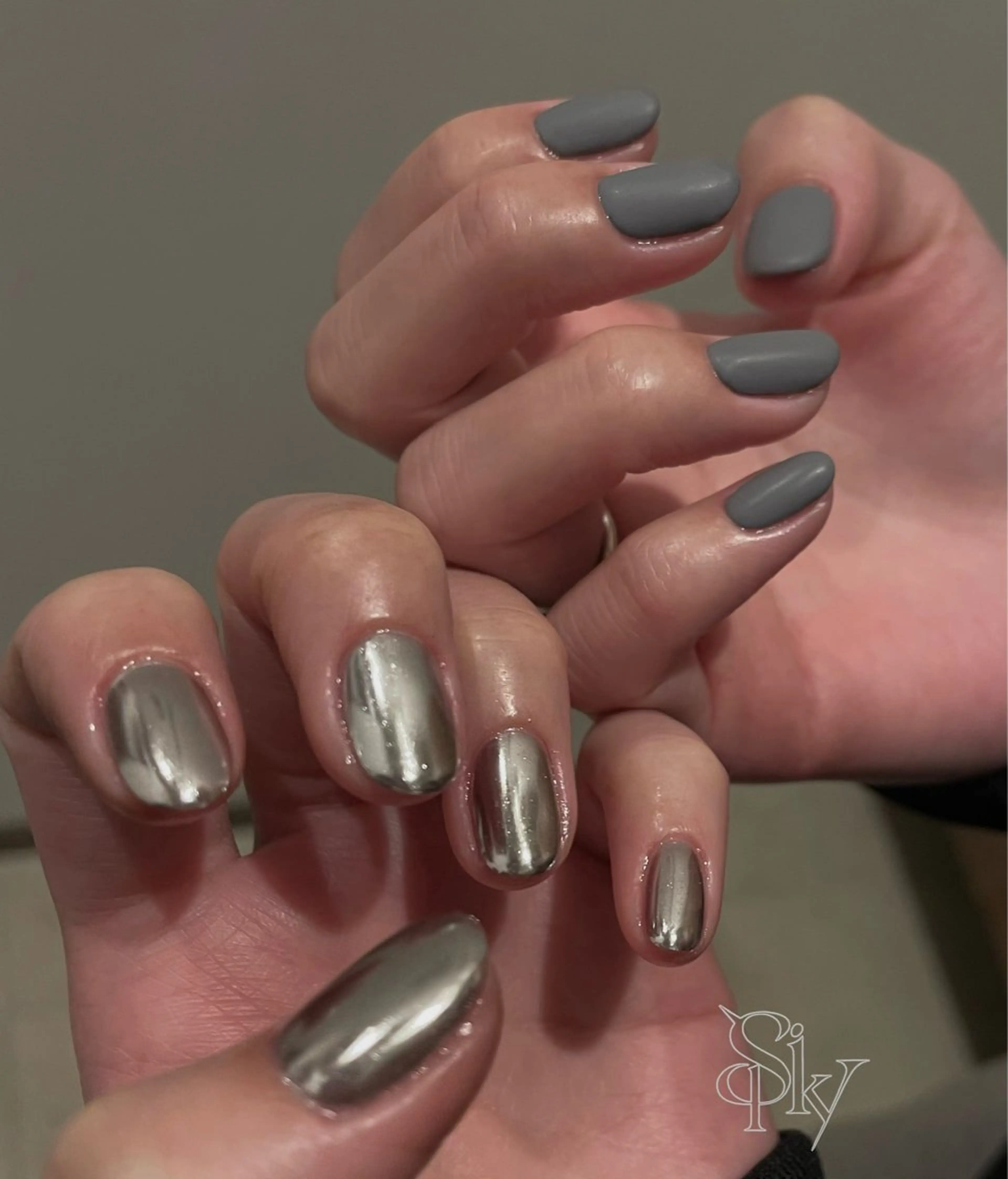 ネイル ハンドネイル Spiky とうげ ふうかのネイルデザイン