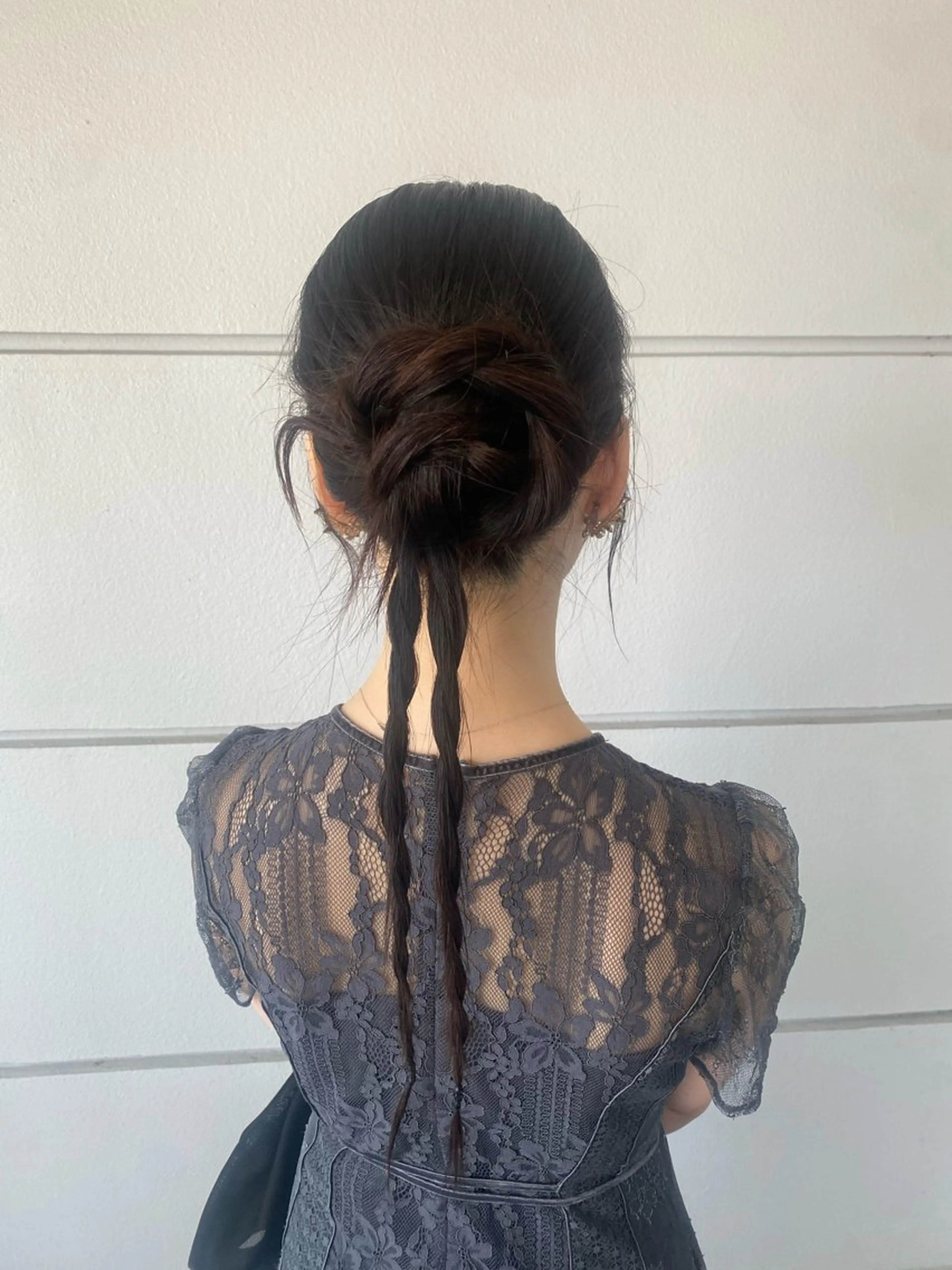 ロング ヘアアレンジ ヘアセット 髪質改善特化🥣🫧 天神美容室のヘアスタイル