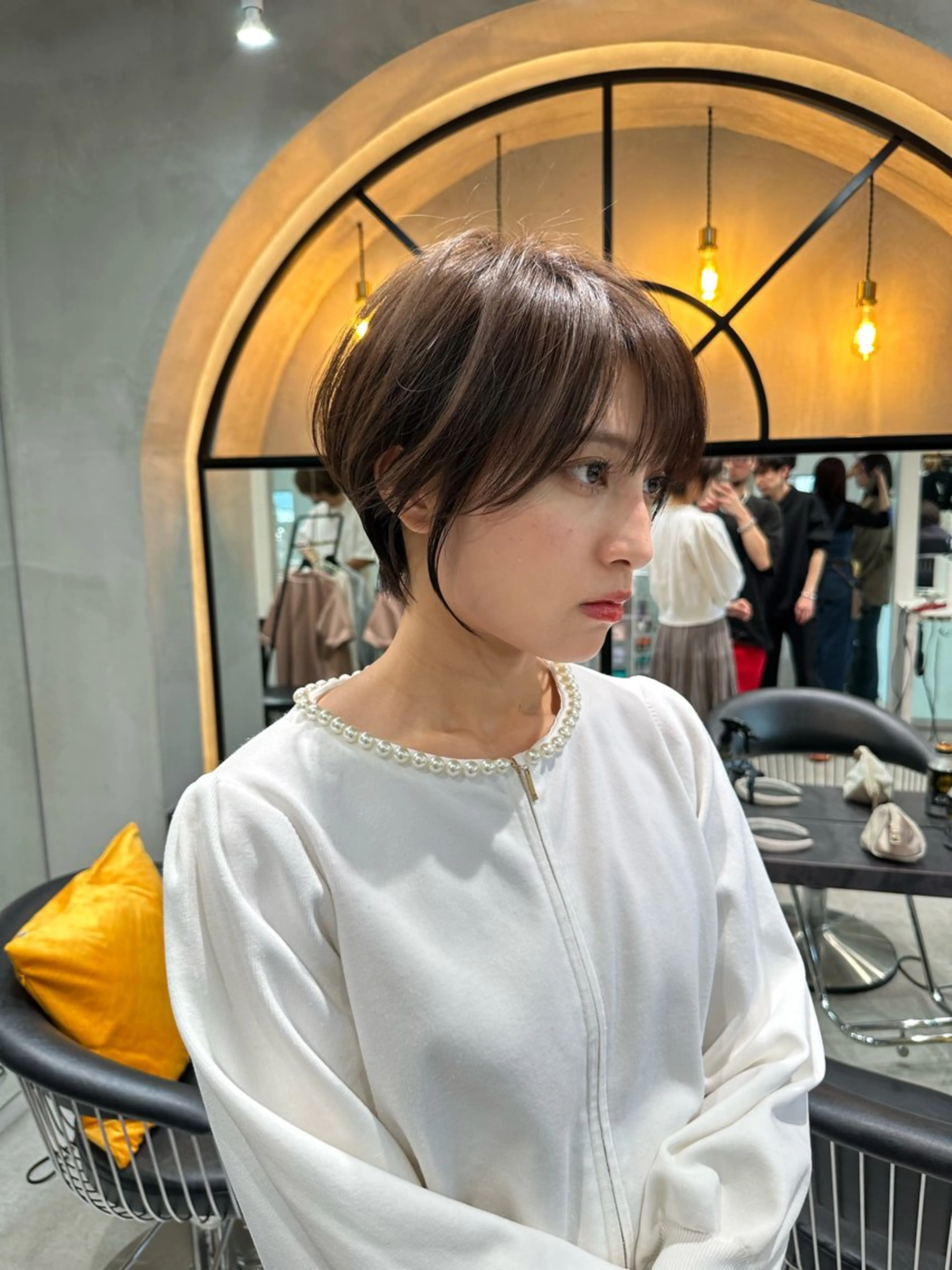ショート ショートヘア 小顔カット カット ヘアカラー トリートメント ヘッドスパ 遠藤大雅 ショート /韓国ボブ🌈のヘアスタイル
