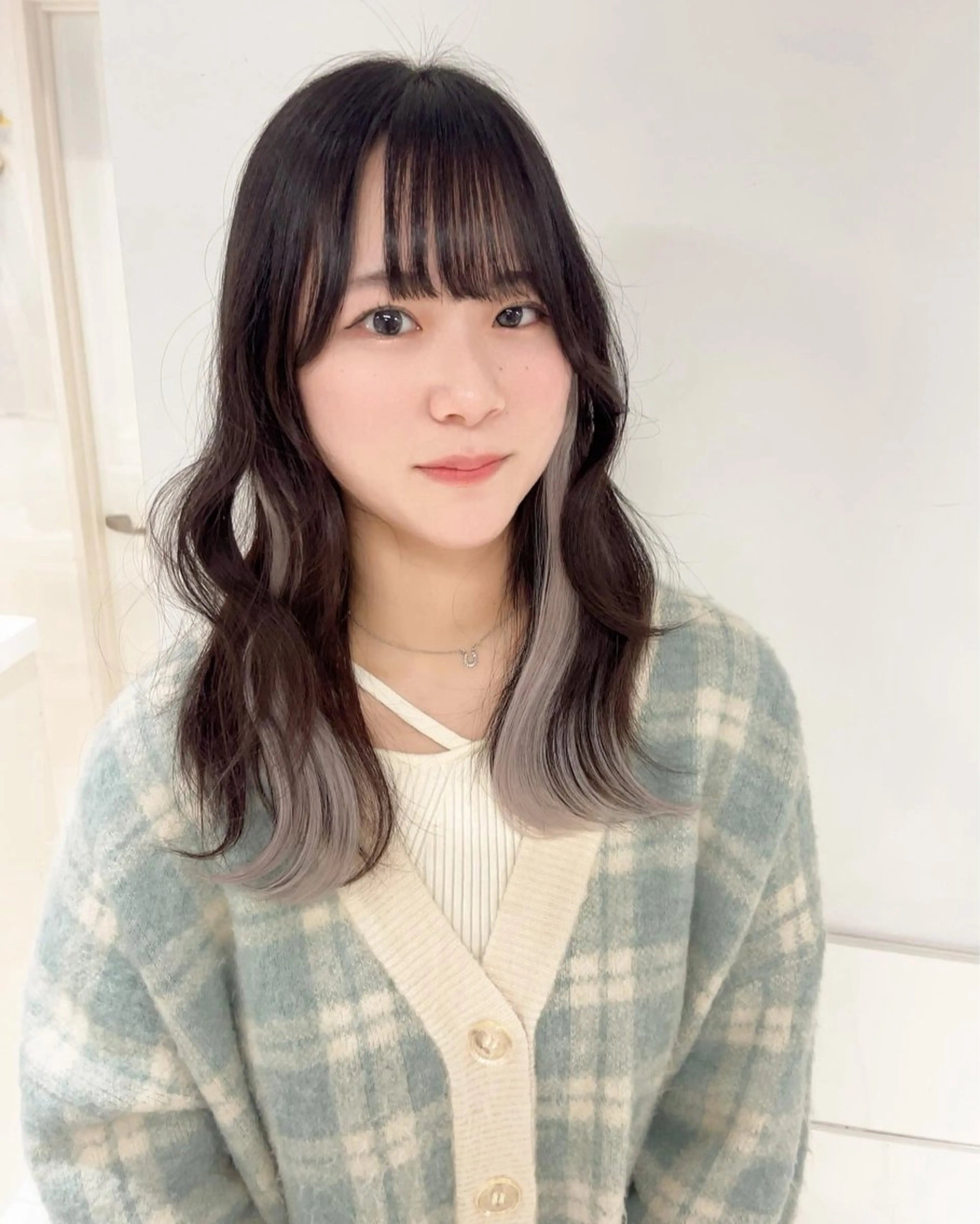 ミディアム シールエクステ エクステ りおな/エクステ /ミルクティーカラーのヘアスタイル