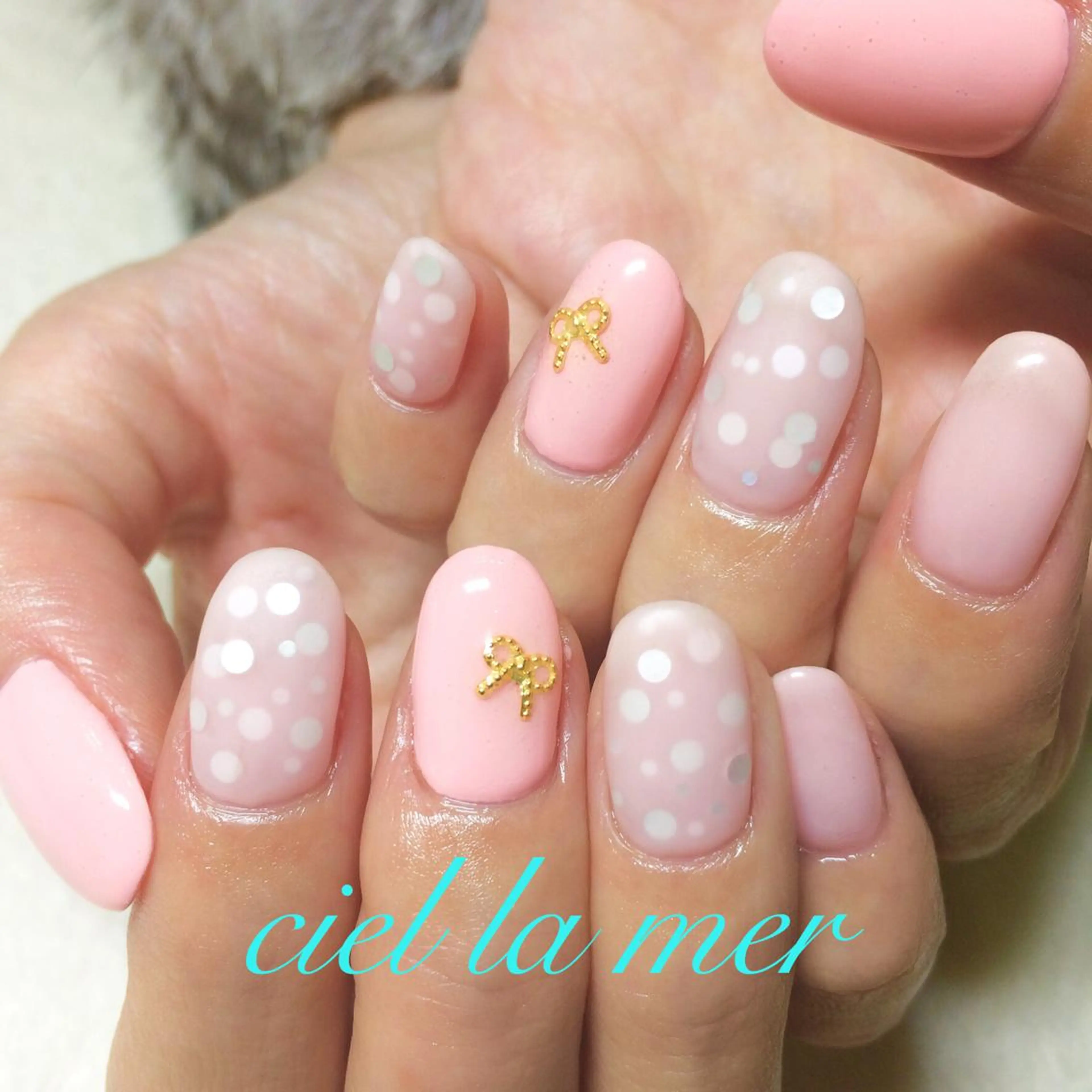 ネイル ハンドネイル フットネイル ciel la merのネイルデザイン