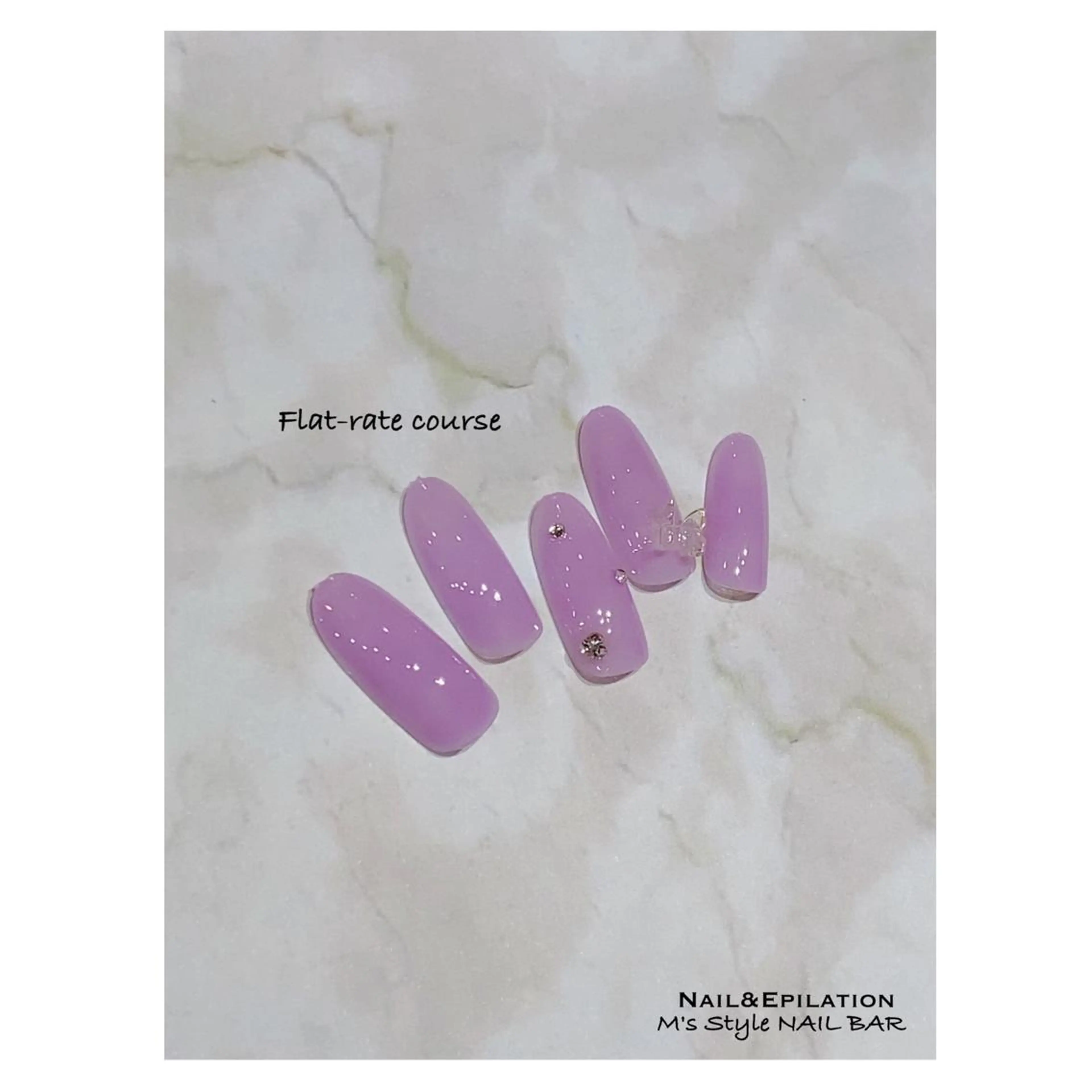 ネイル アートネイル 成人式 入学式 長さ出し フットネイル ハンドネイル M's Style NAIL BARのエステ・リラクイメージ