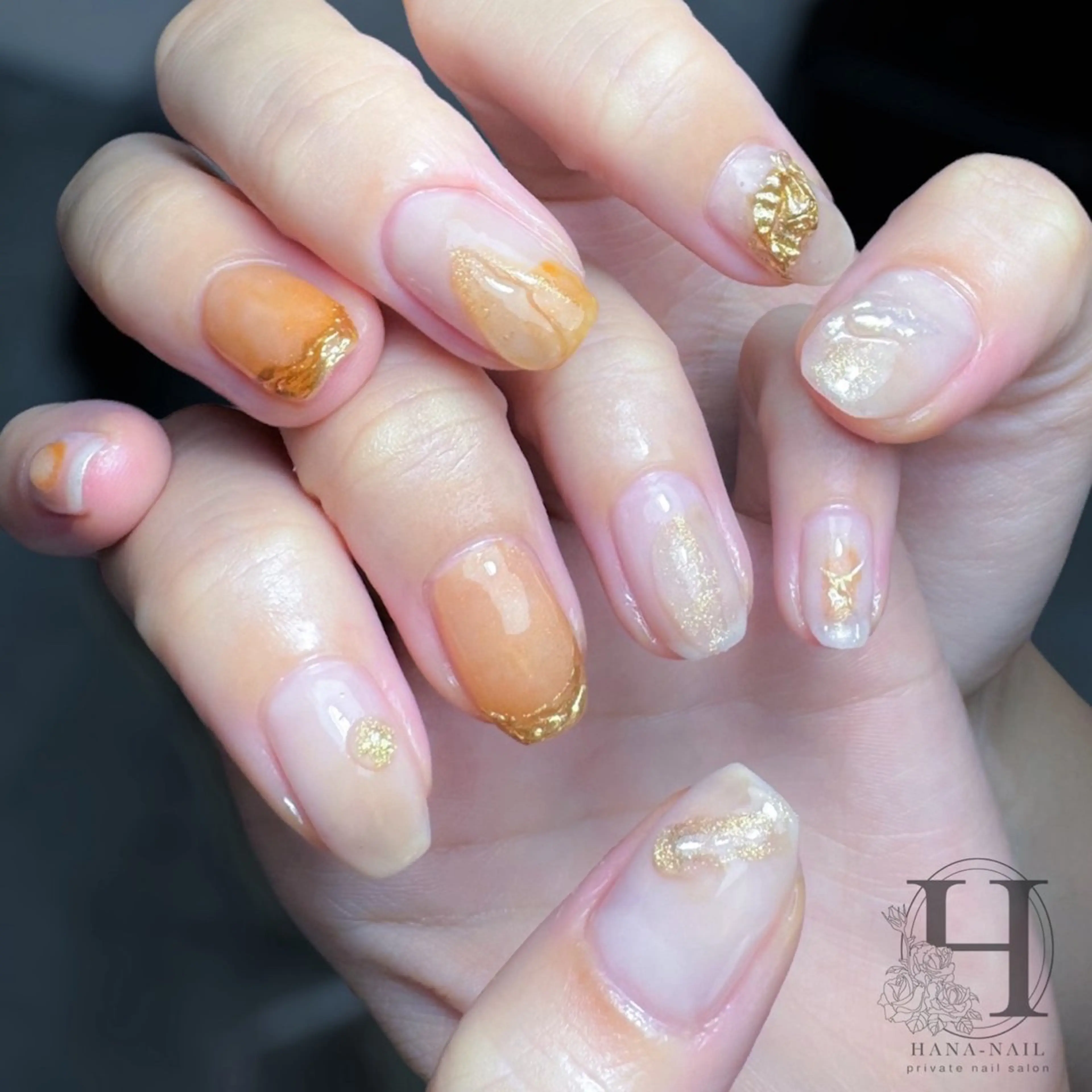 ネイル HANA-NAILハナネイル福山所属・Kao hana-nailのネイルデザイン