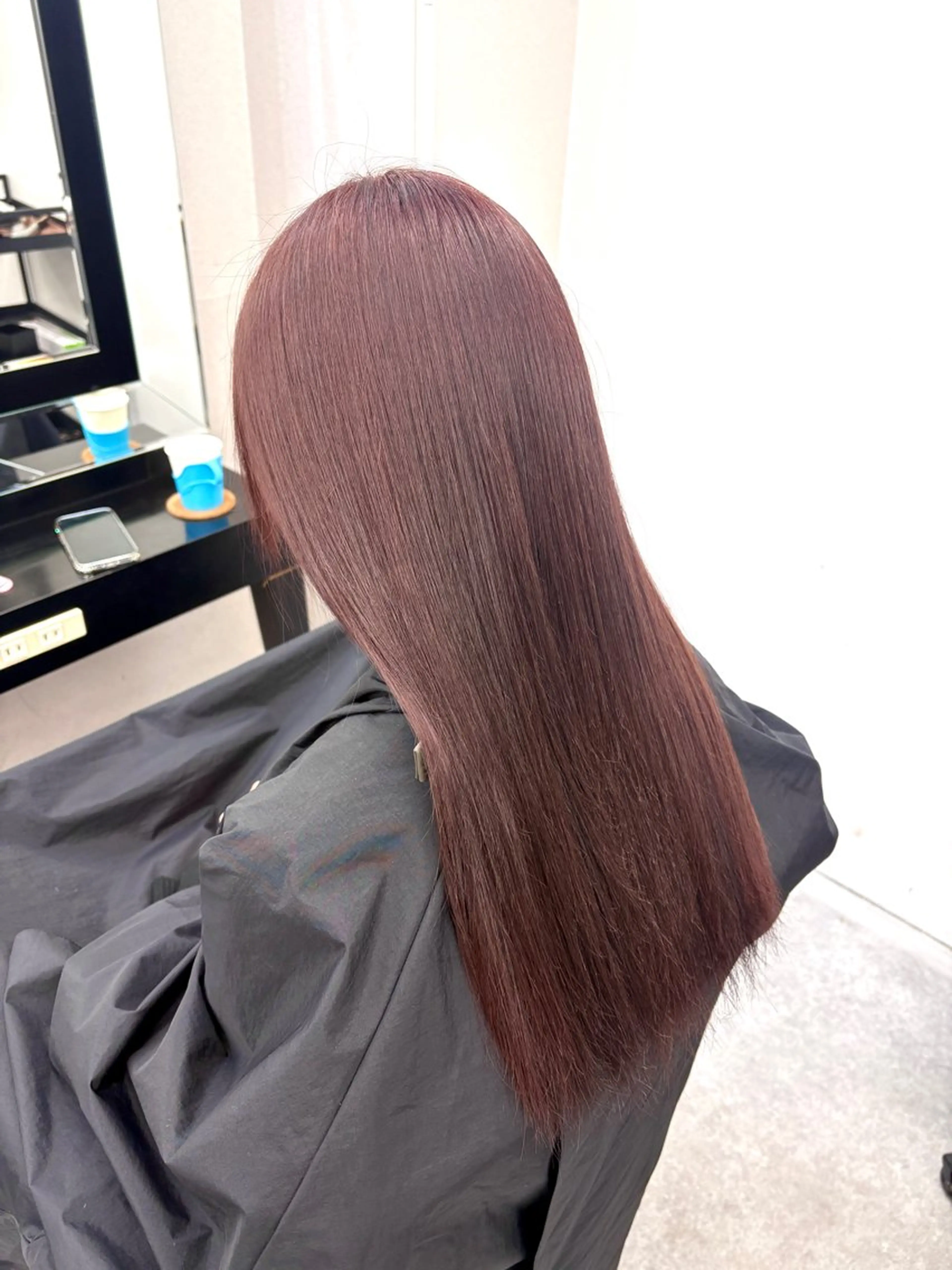 ロング カラー ボルドーカラー ラベンダーカラー ヘアカラー 🫧miyu/カラー エクステ難波🐇ྀིのヘアスタイル