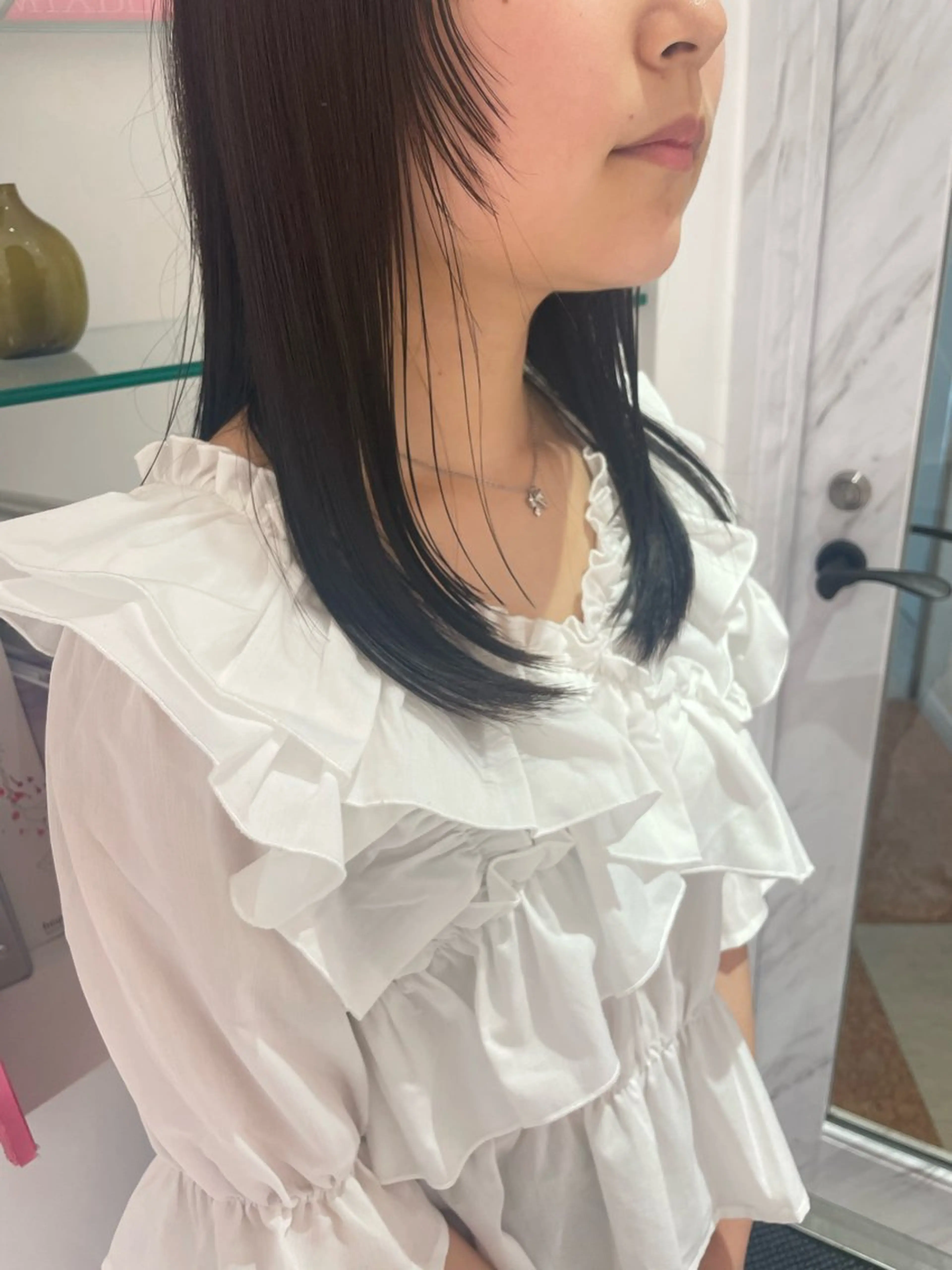 ロング カラー レイヤーカット カット ヘアカラー 佐藤 綾郁のヘアスタイル