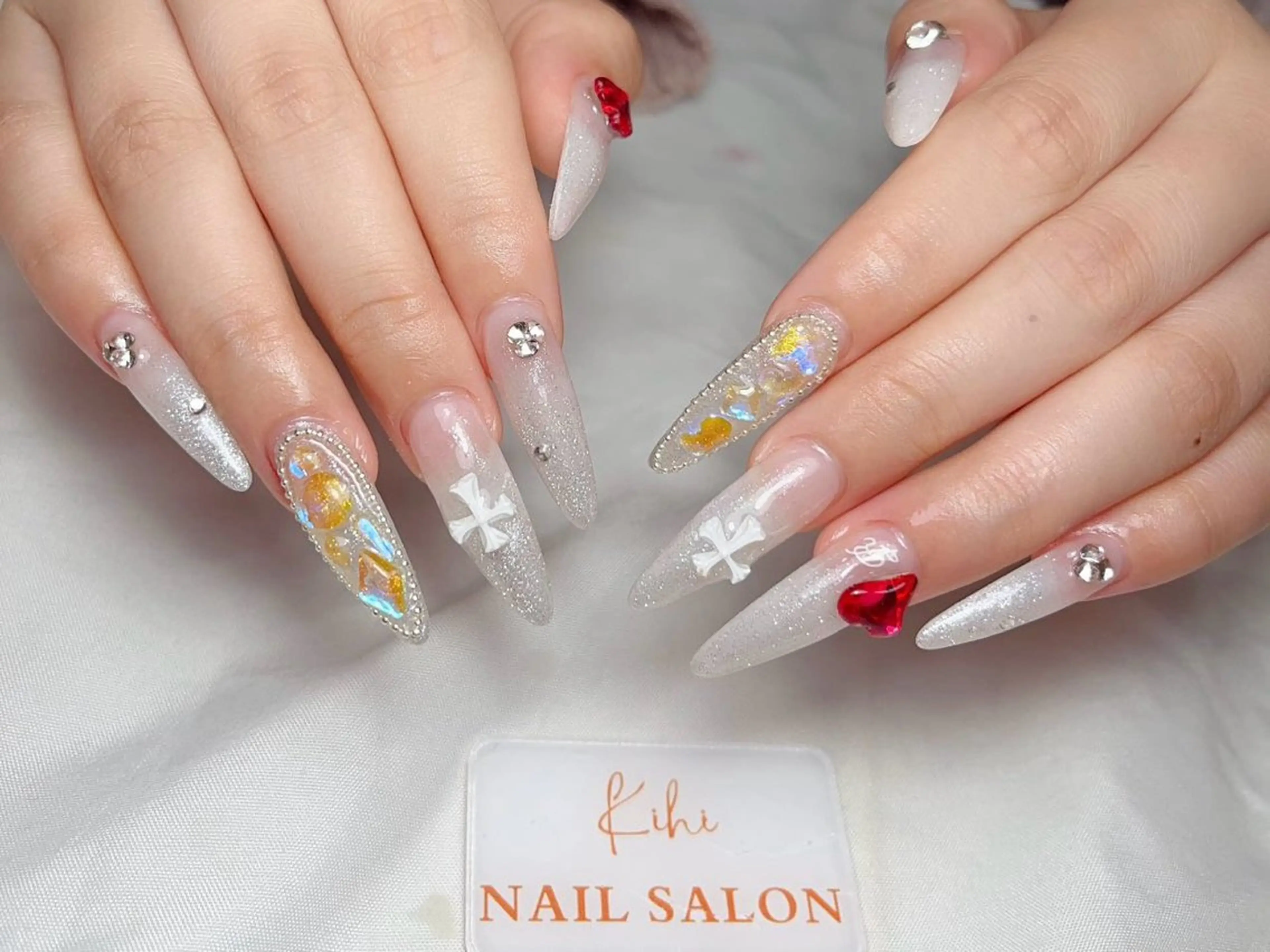 ネイル アートネイル フレンチネイル ジェルネイル グラデーション 韓国ネイル Nail Salon Kihi さくらのネイルデザイン