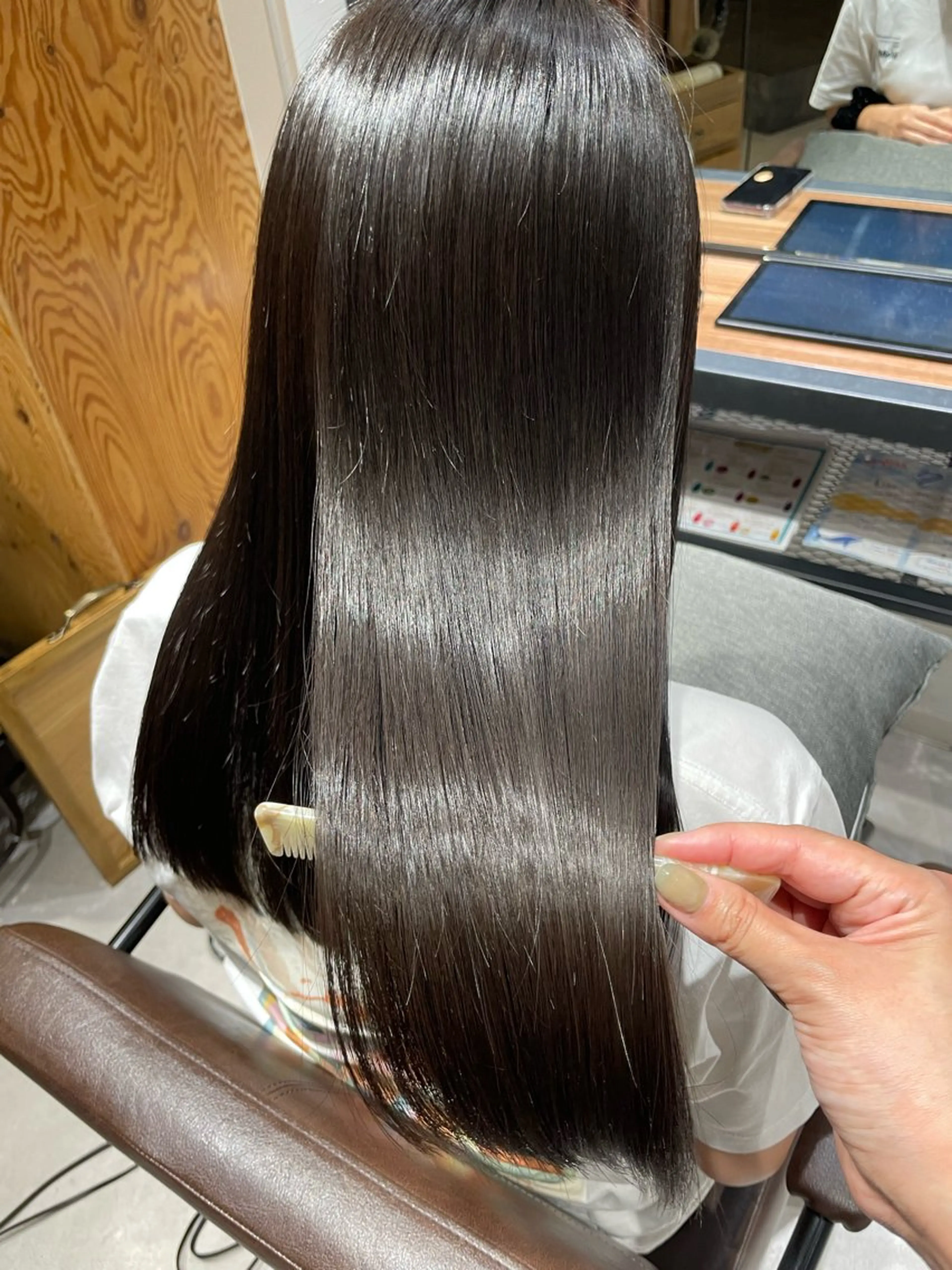 カラー 透明感カラー asuka 大阪梅田のヘアスタイル