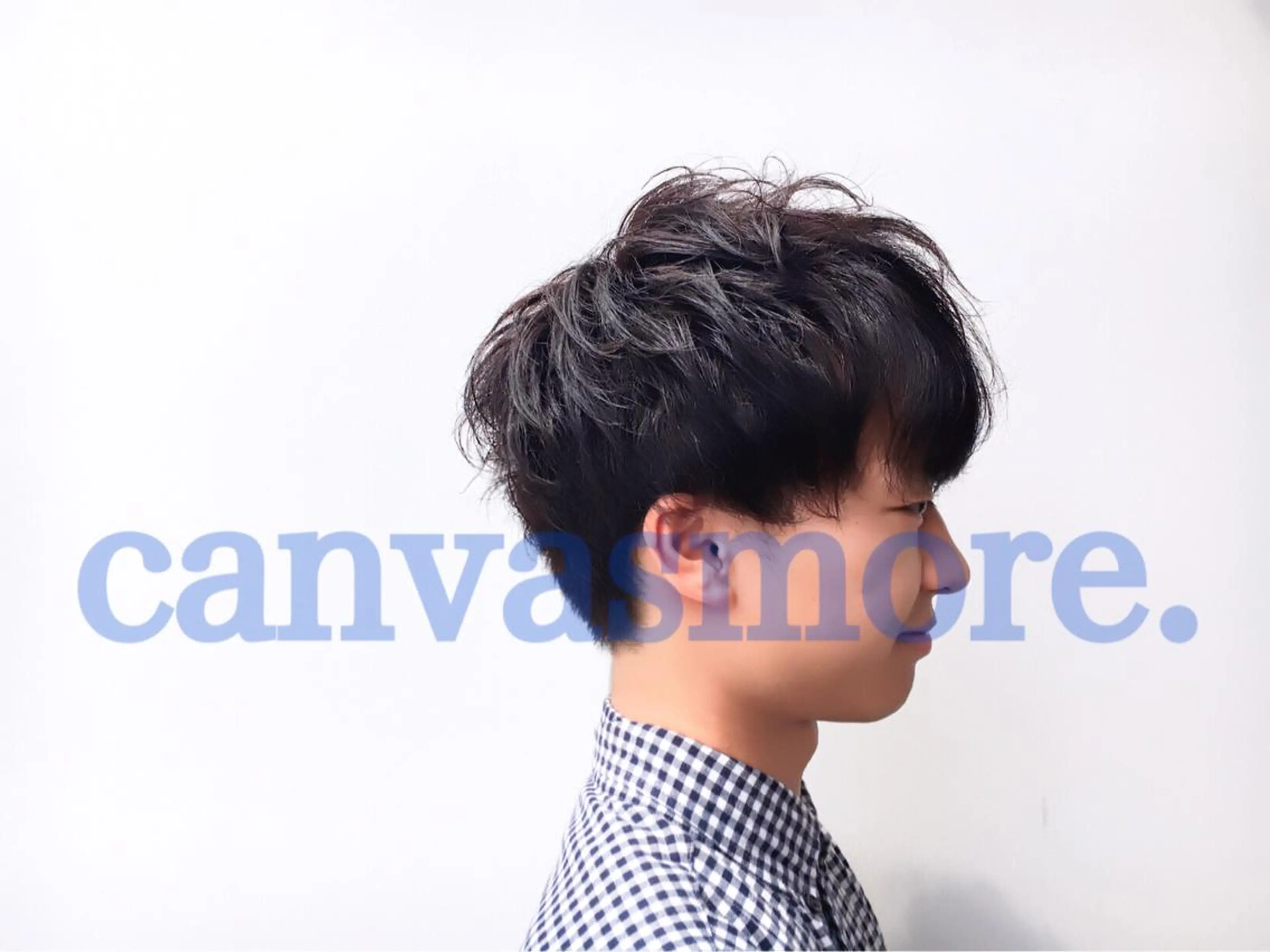 カラー パーマ メンズ メンズパーマ ツイストスパイラル 波巻き🩵片平和香奈のヘアスタイル