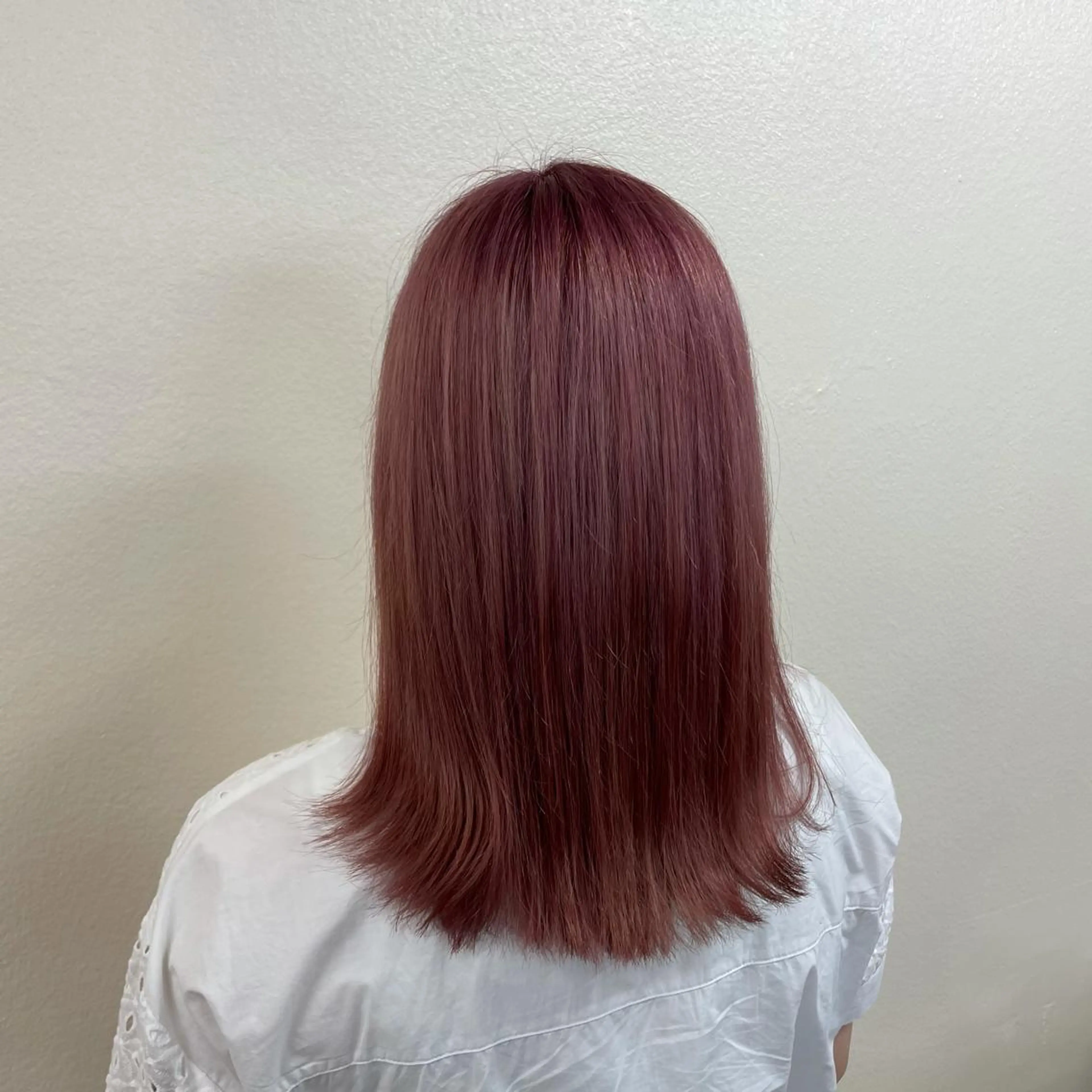 セミロング カラー ヘアアレンジ ヘアカラー ヘアセット 🤎大人かわいい🤎 韓国レイヤー🤎力丸のヘアスタイル