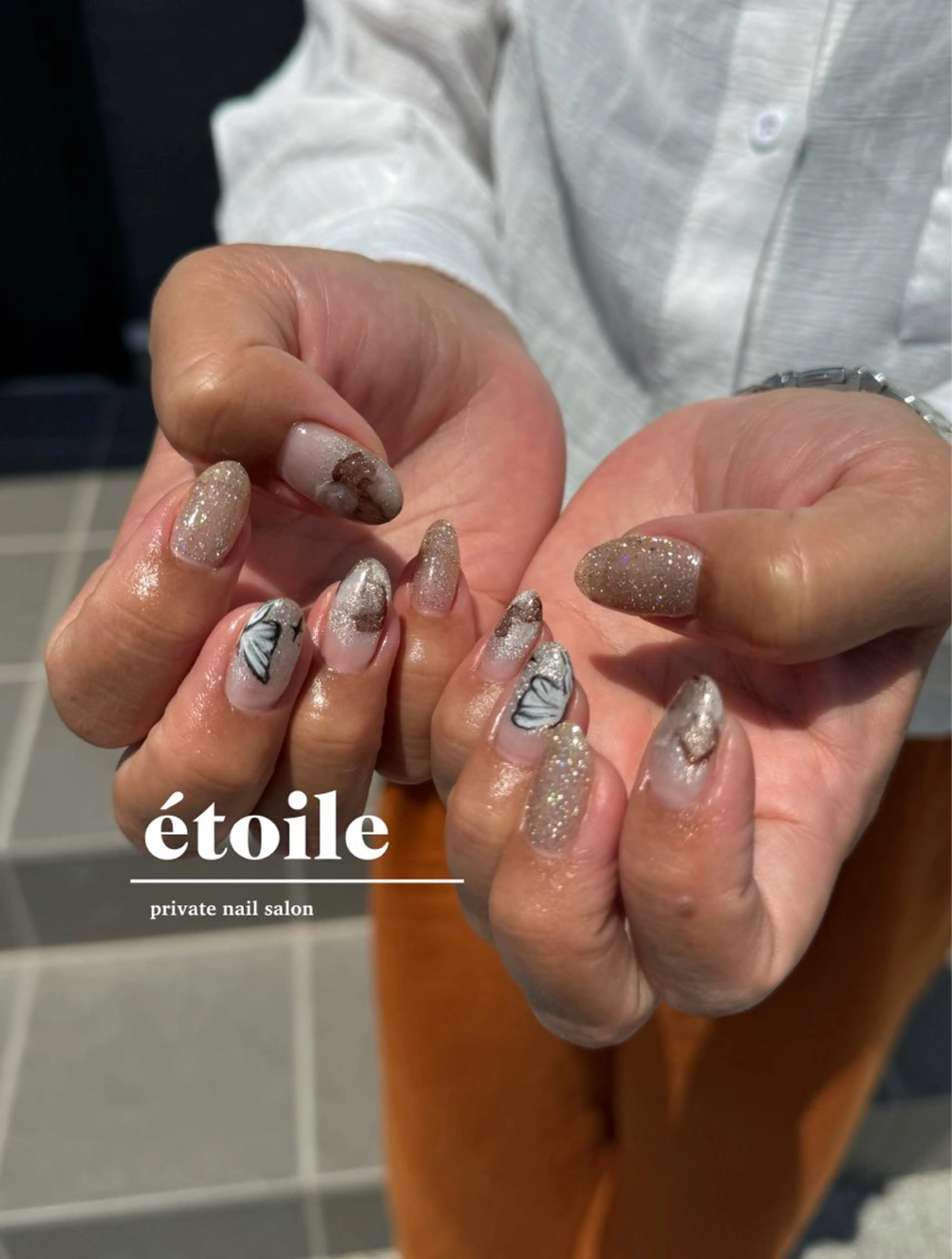 ネイル フラッシュネイル マグネットネイル étoile ｜ayaのネイルデザイン