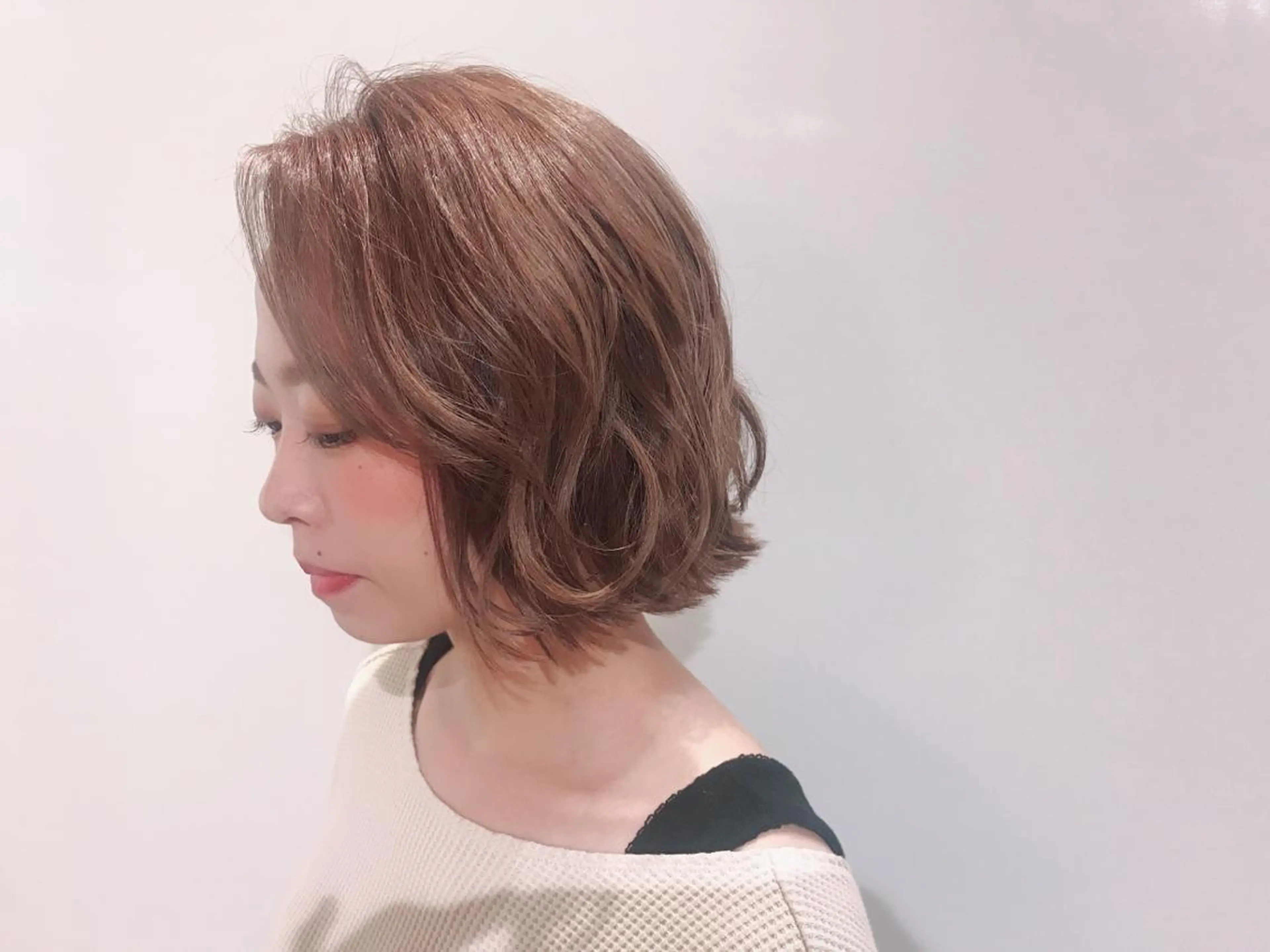 ショート カラー 切りっぱなしボブ ボブ ショートヘア ♡ma ki♡のヘアスタイル