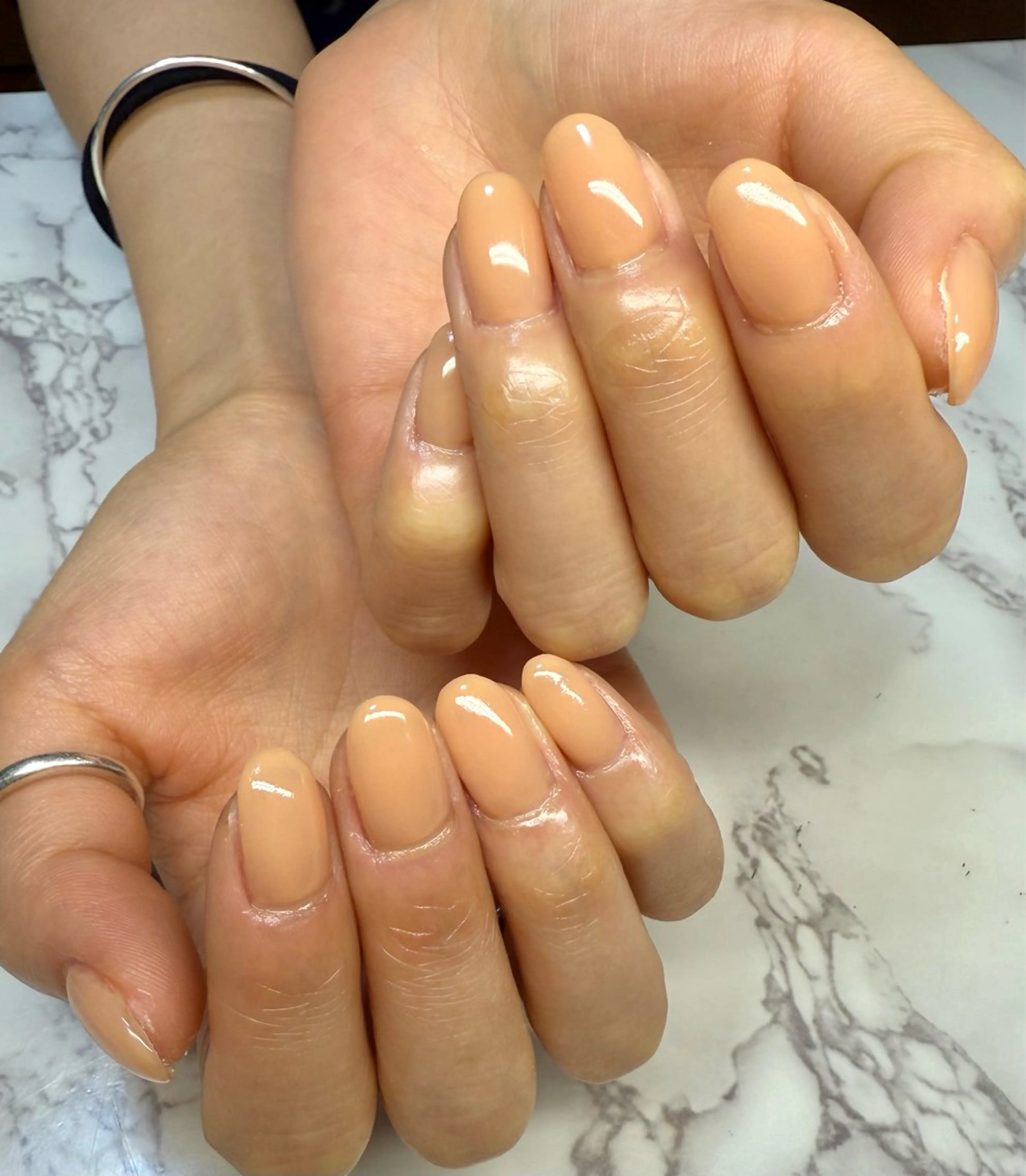 ネイル アートネイル チークネイル フレンチネイル 氷ネイル・うるうるネイル キラキラネイル M.N_ nailのネイルデザイン