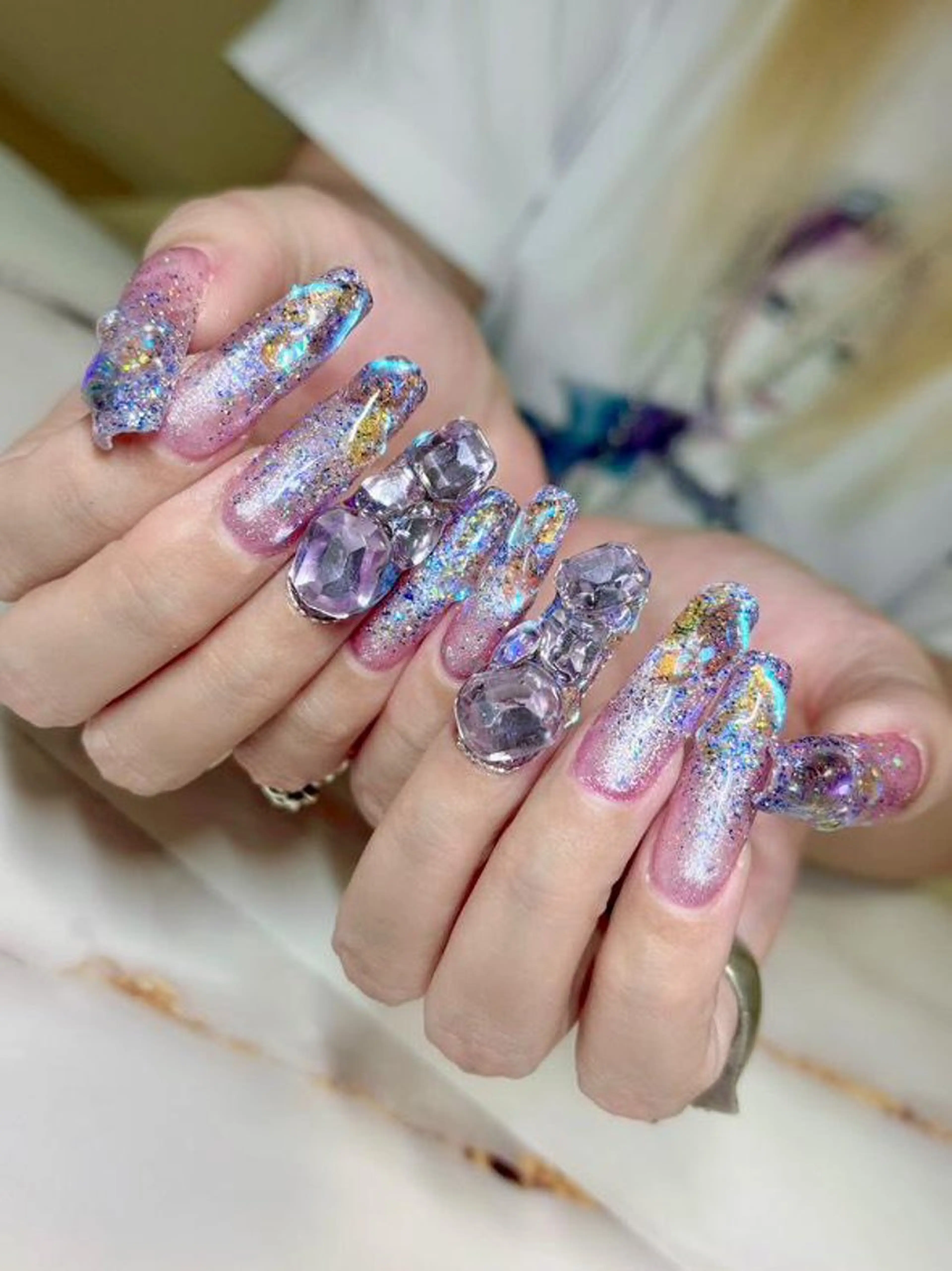 ネイル privatesalon Tresor所属・ク ロのネイルデザイン