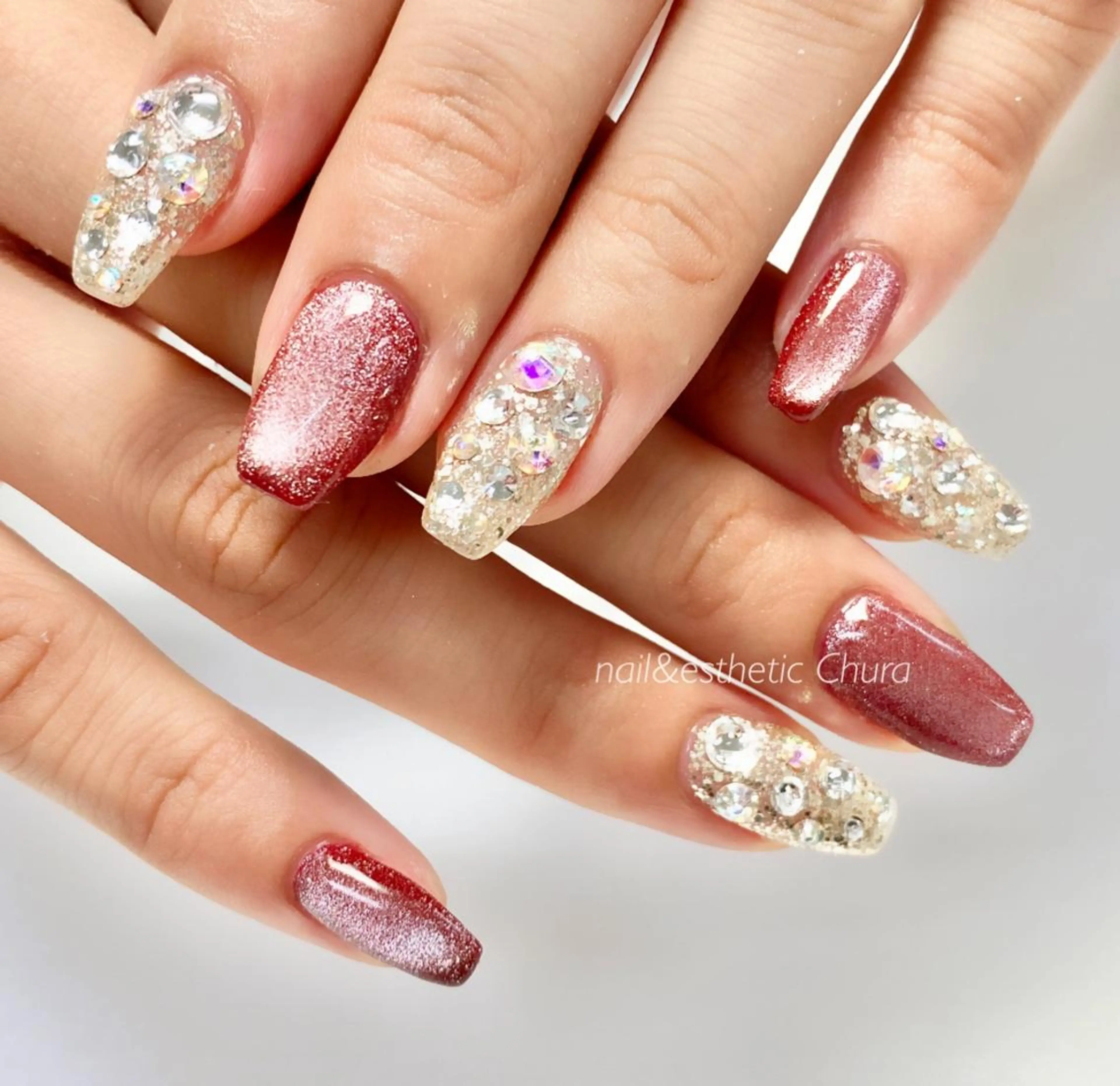 ネイル マグネットネイル 持ち込み chura刈谷店☆ Ｎａｉｌのネイルデザイン