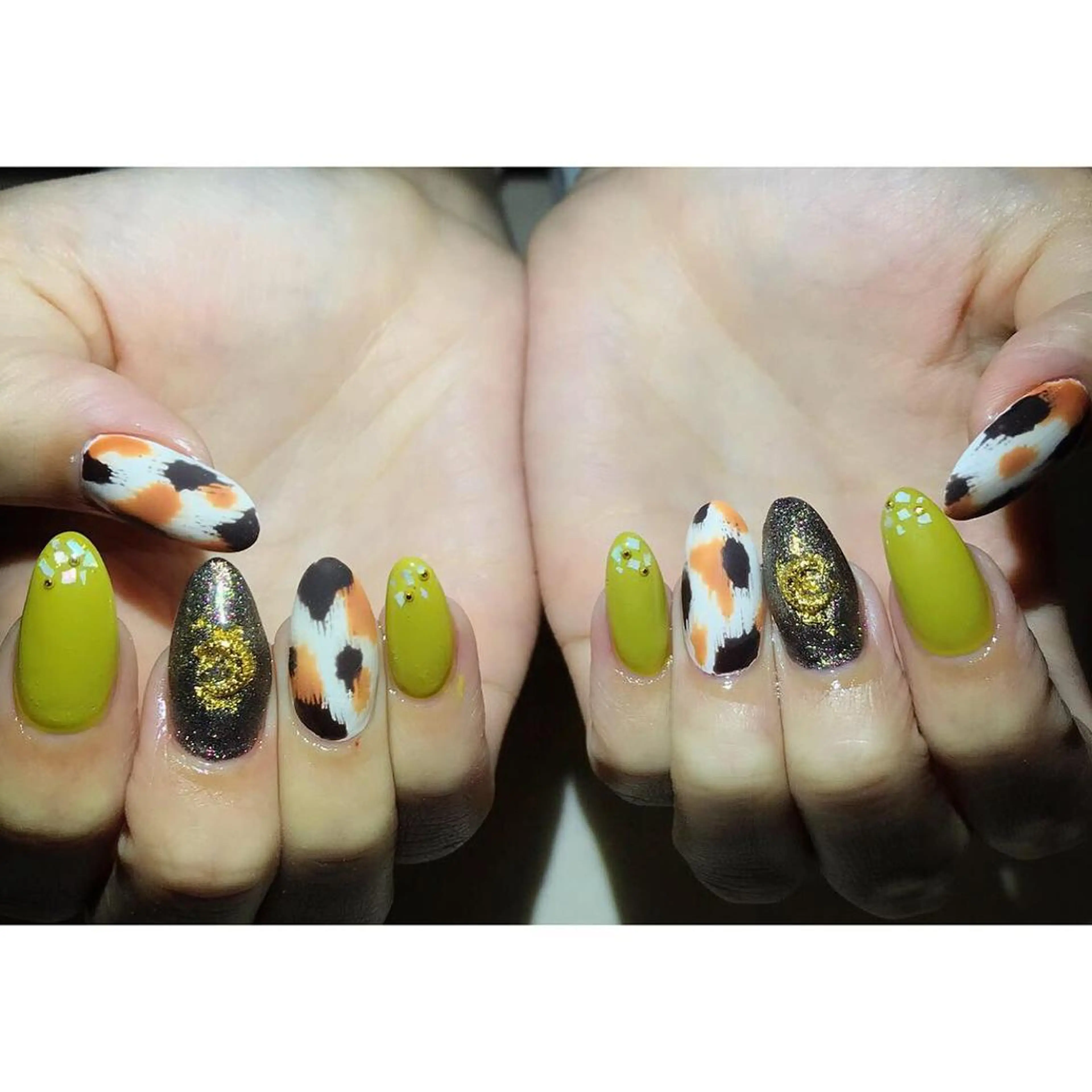 ネイル アニマル柄 ハンドネイル ハンドケア muu. maiのネイルデザイン