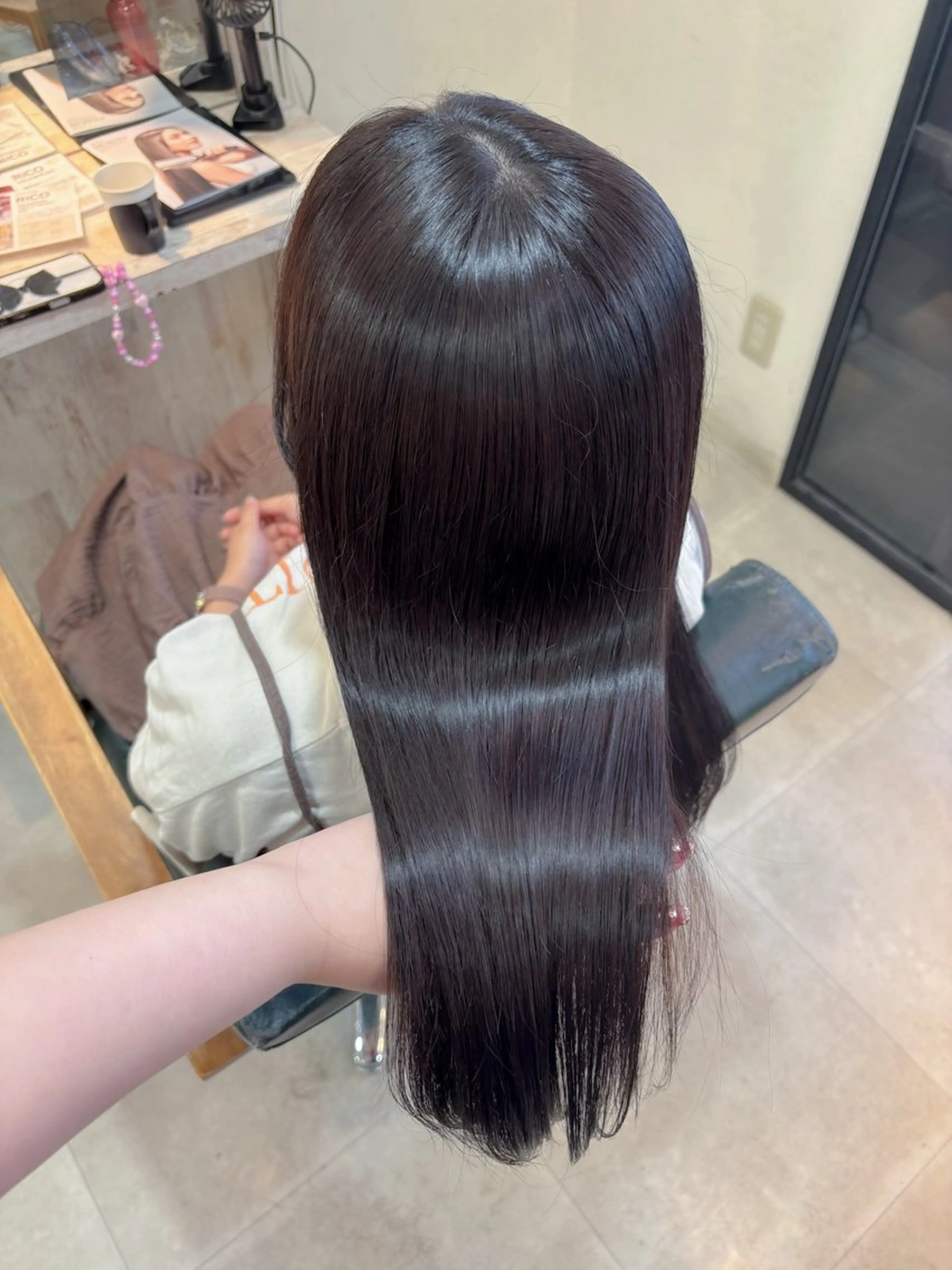 ロング カラー ヘアカラー トリートメント 🎀透明感カラー🎀 Suzuka♡のヘアスタイル