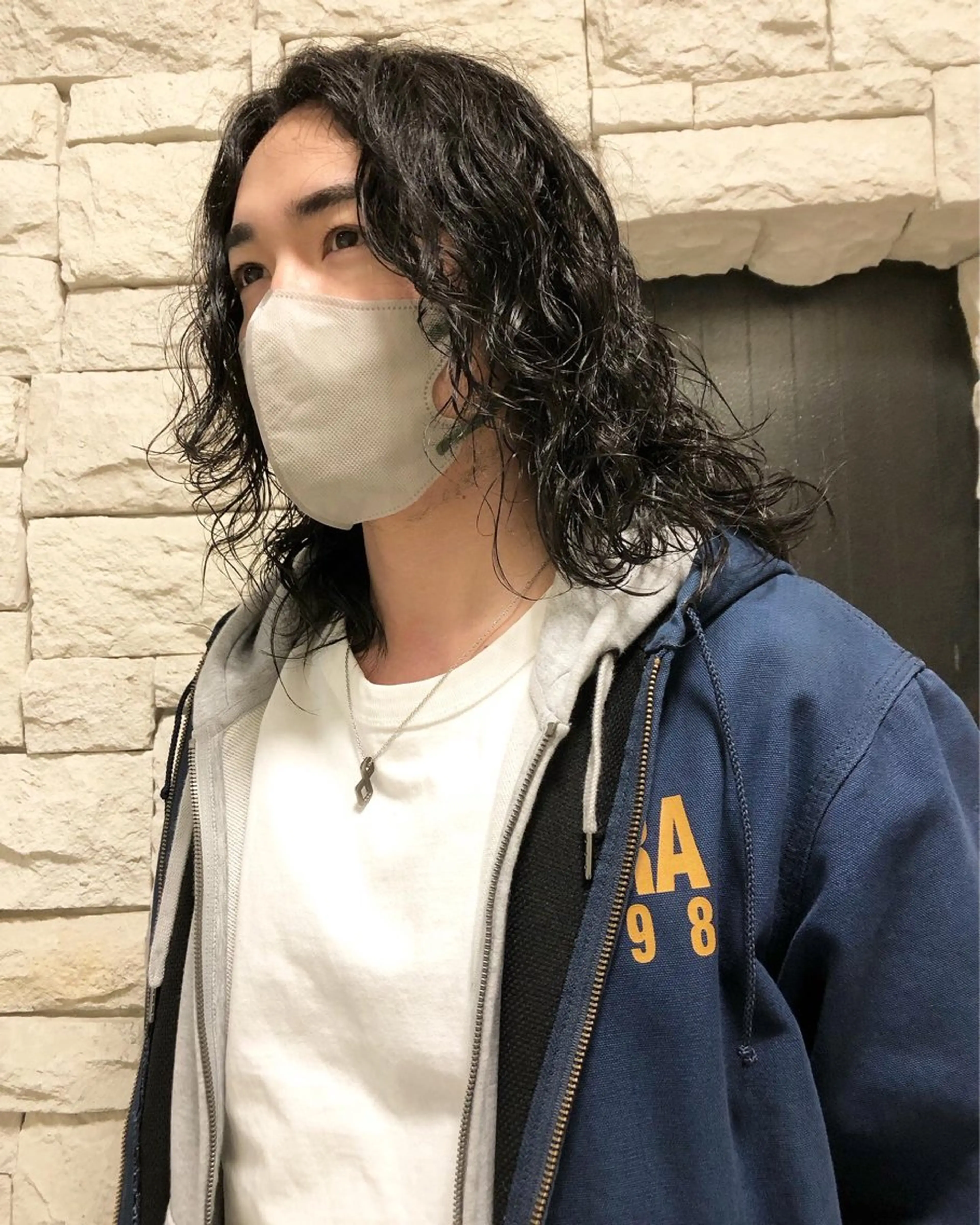 パーマ ヘアアレンジ メンズ カット パーマ トリートメント ヘアセット ainico+所属・メンズ特化✂️栗原 侑也のヘアスタイル