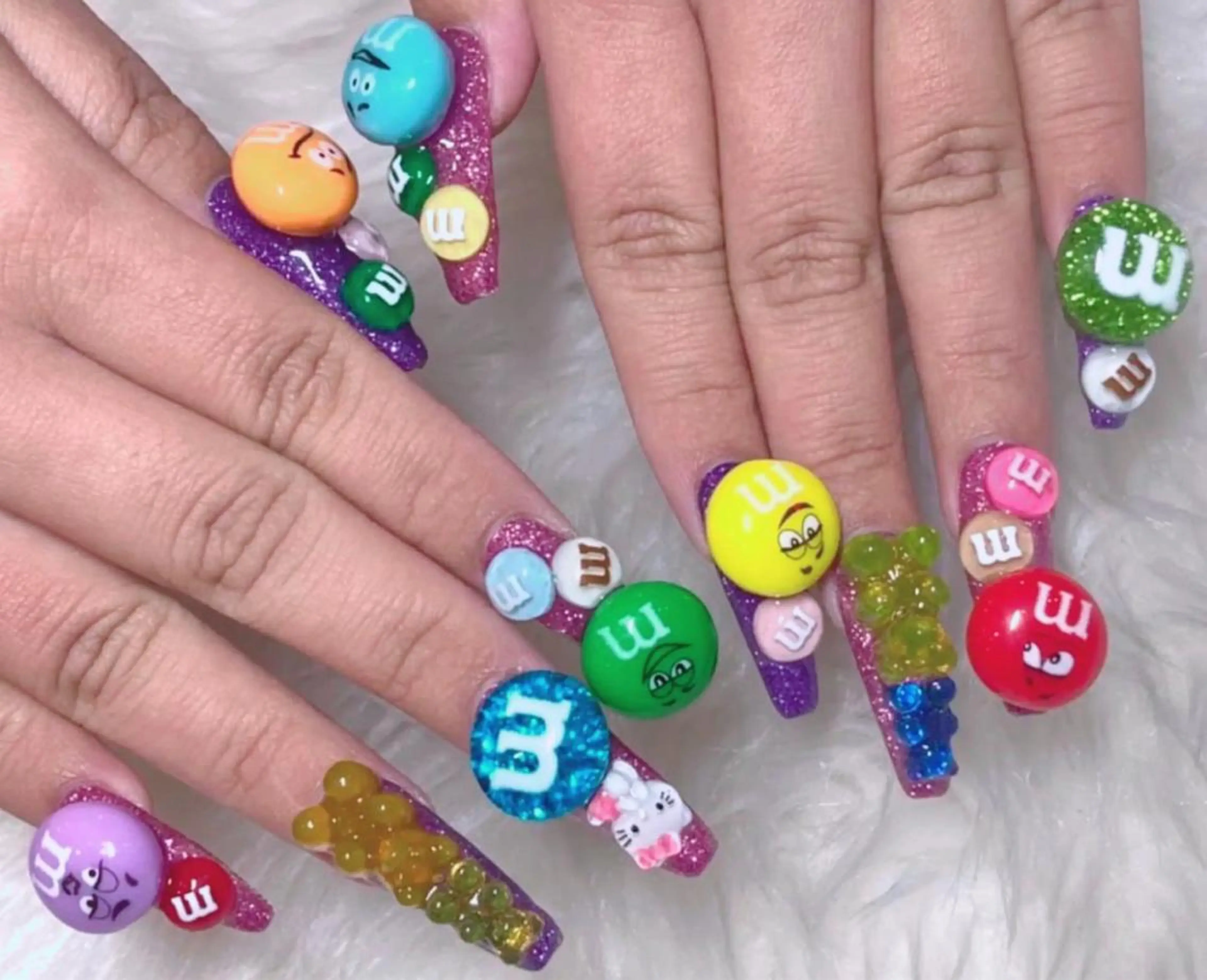 ネイル 成人式 スカルプネイル NAILSGOGO shibuyaのネイルデザイン