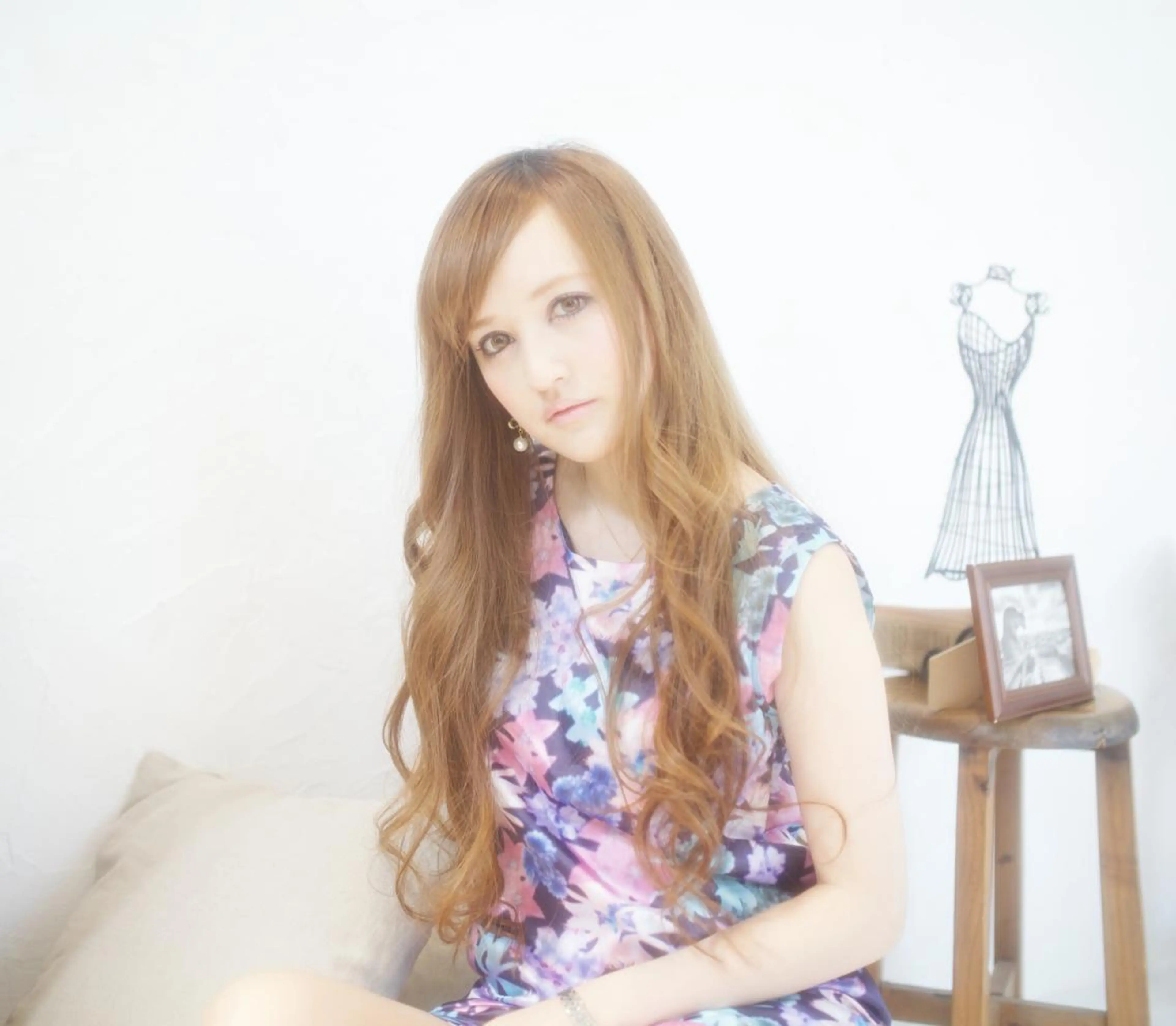 ロング カラー パーマ 透明感カラー 小顔カット 🌿flencia 丸 和博🌿のヘアスタイル