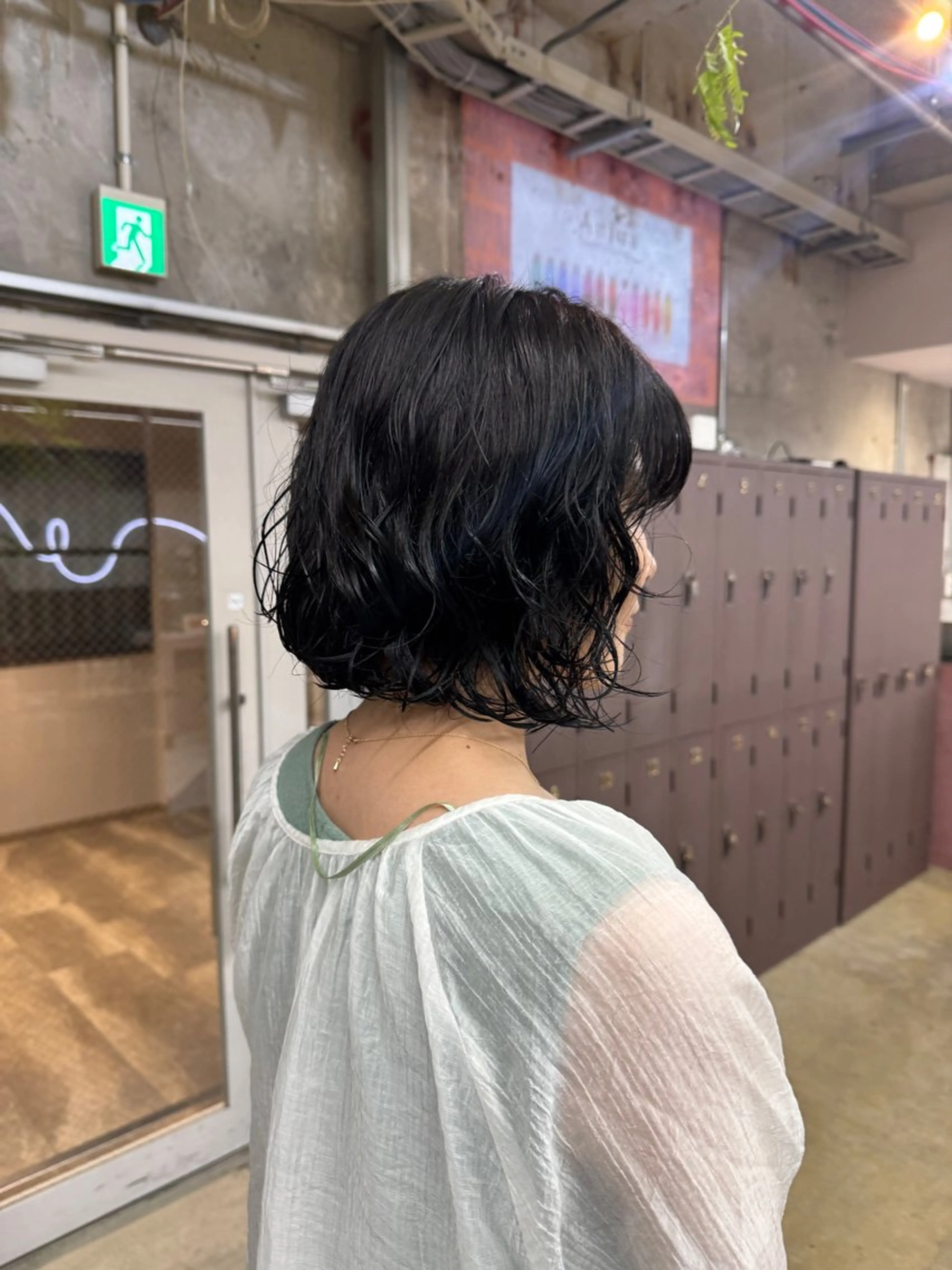 ミディアム パーマ パーマ 森田遥奈/ 透明感カラー/パーマのヘアスタイル