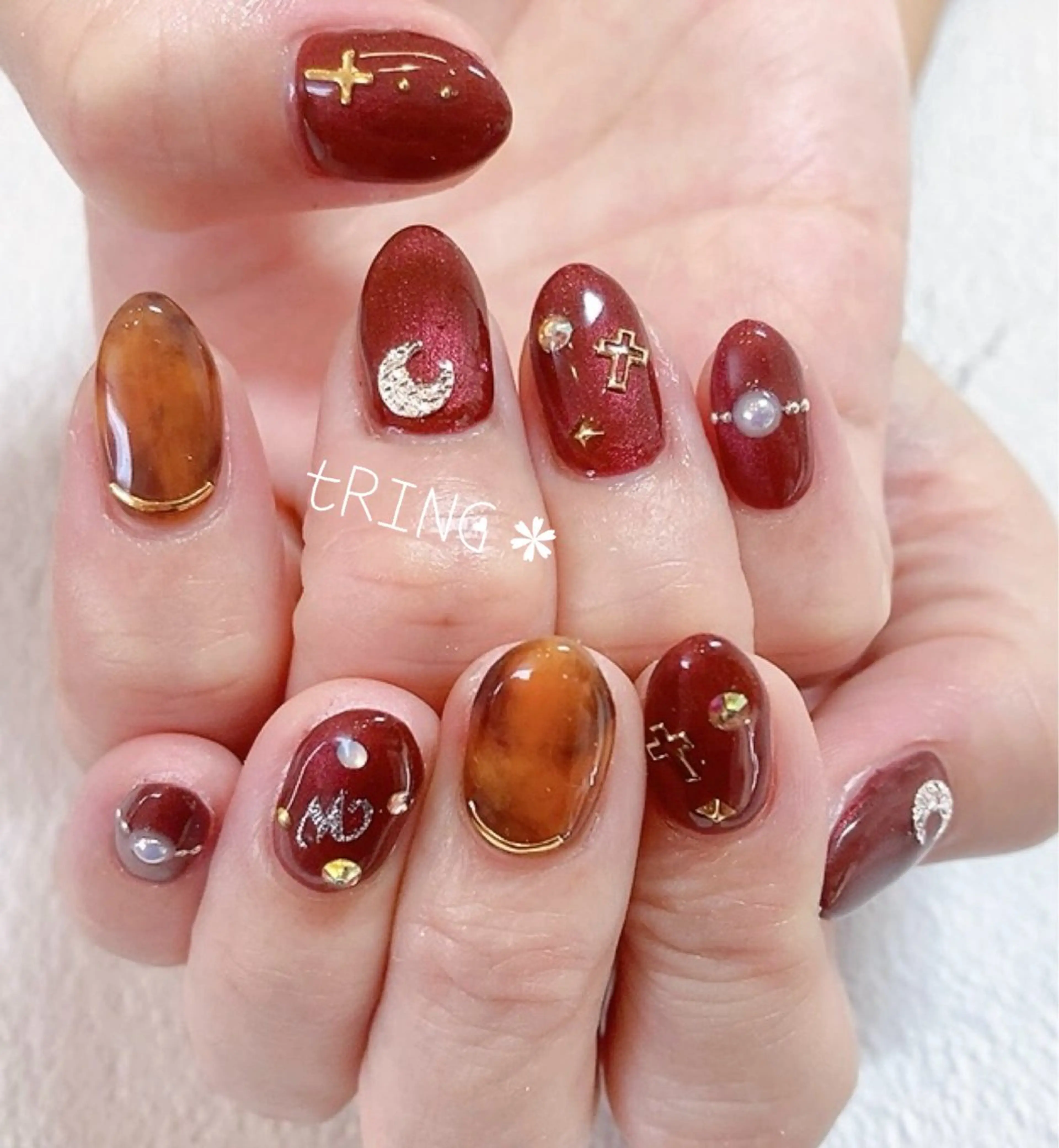 ネイル ハンドネイル tRING* しいの木台のネイルデザイン