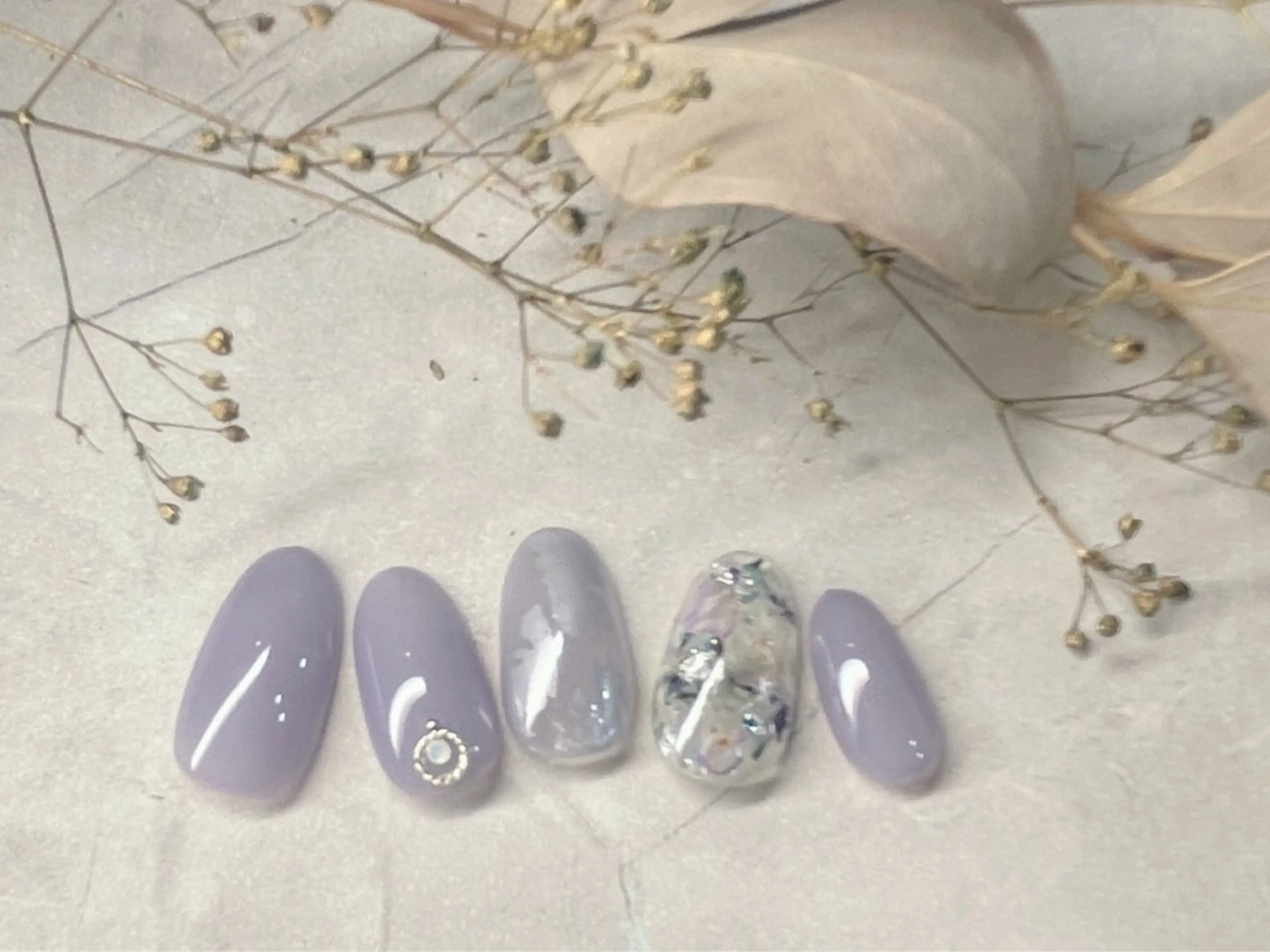 ネイル クリアネイル ワンカラーネイル ストーンネイル ハンドネイル Nailsalon Sereno所属・Nailsalon Serenoのネイルデザイン
