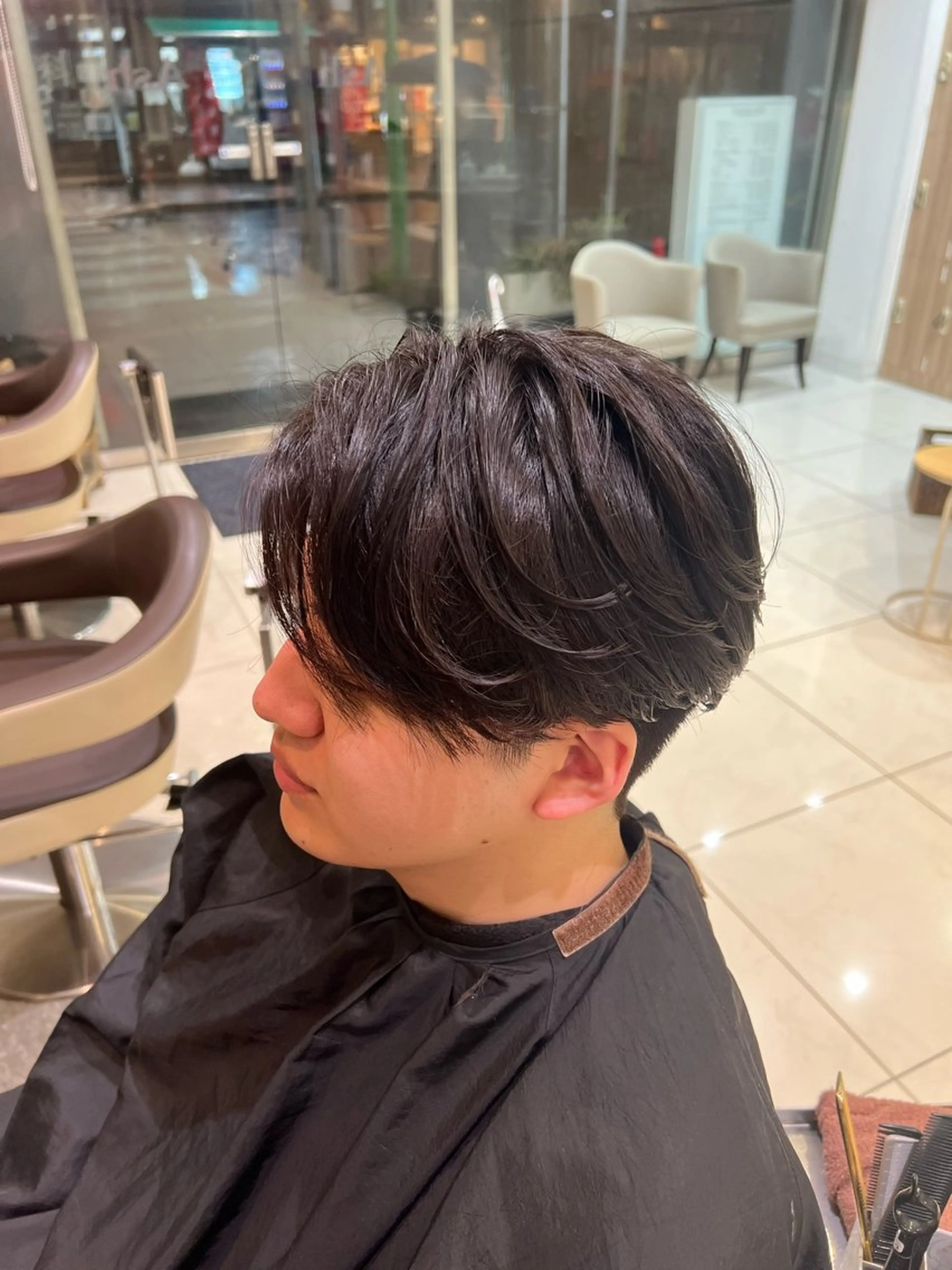 パーマ メンズ メンズパーマ ニュアンスパーマ カット パーマ 曲がる縮毛矯正・パー マ💈副店長田中💈のヘアスタイル