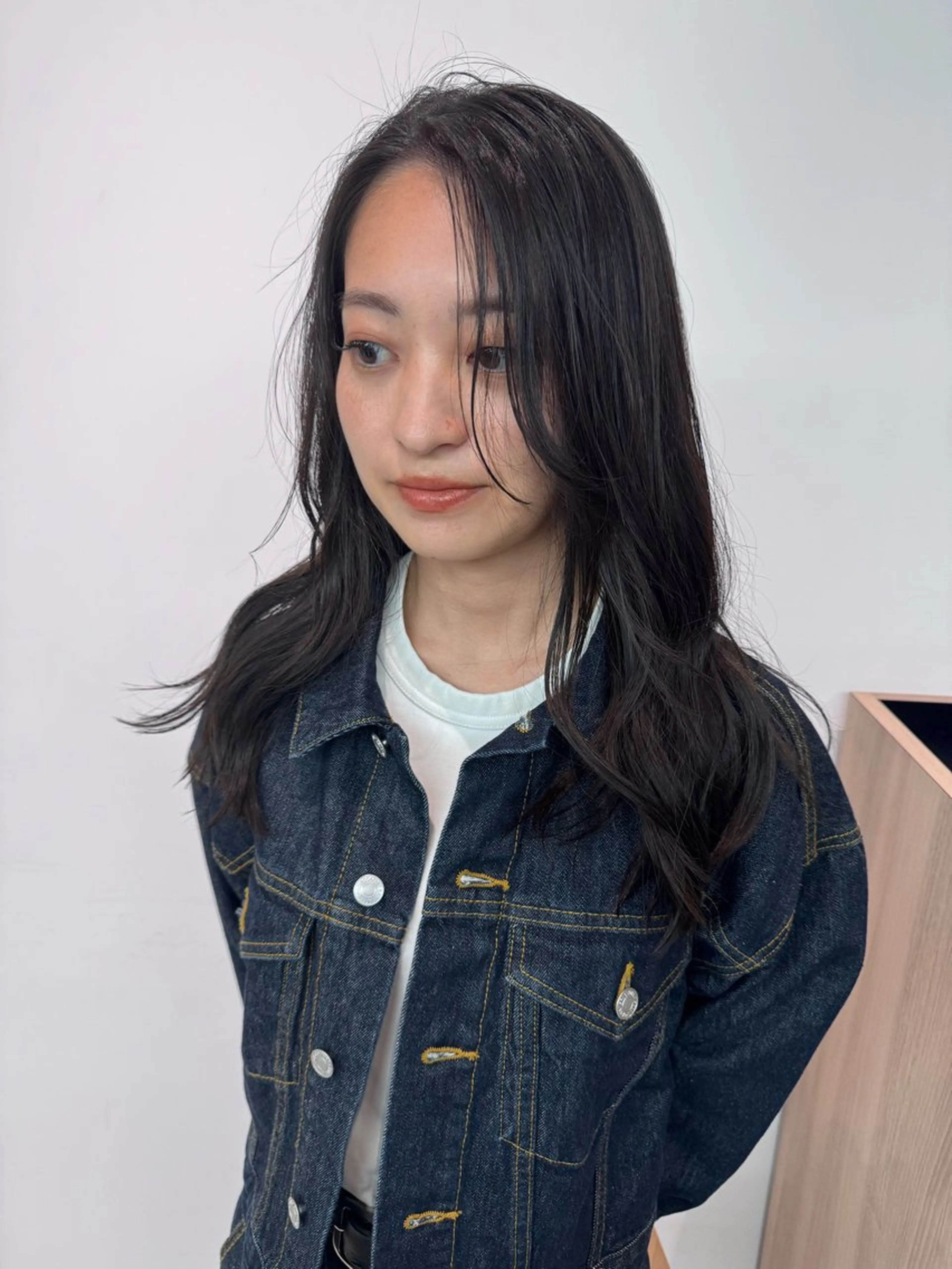 ロング カラー カット ヘアカラー 顔周りレイヤー /kokoro🦮のヘアスタイル