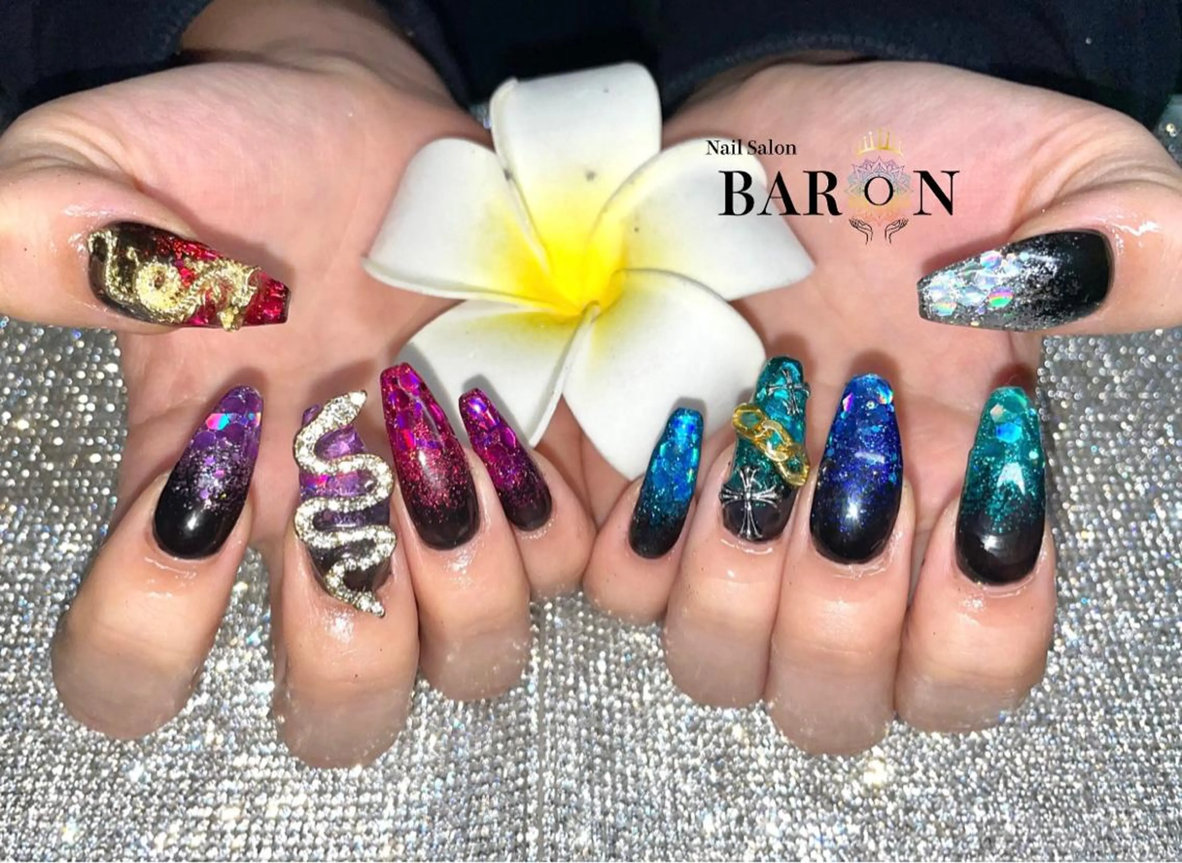 ネイル ハンドネイル ♛︎BARON♛︎ RIKAのネイルデザイン