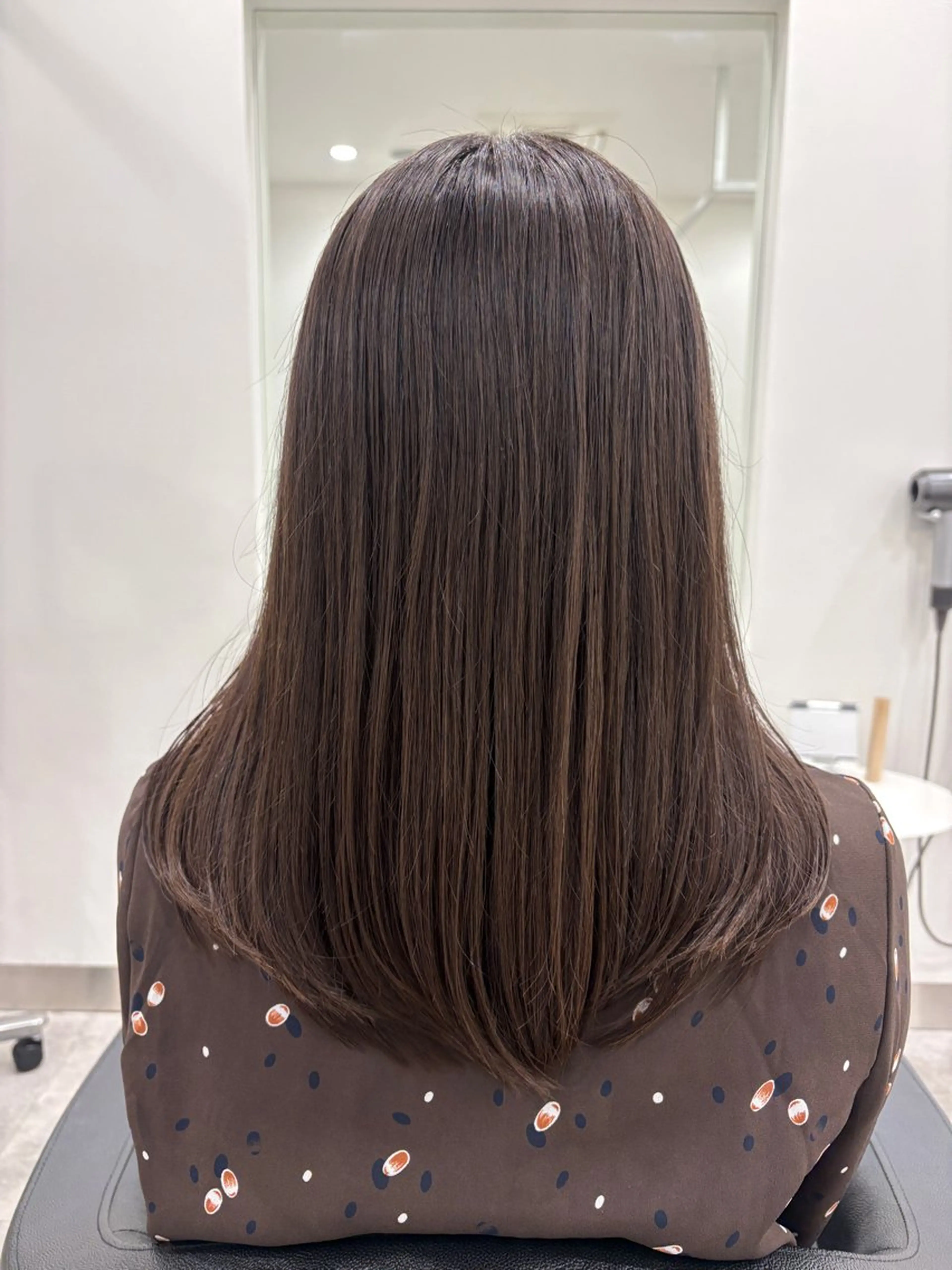 ミディアム ヘアアレンジ ボブ 韓国風ヘア レイヤーカット カット ヘアカラー トリートメント 💝似合わせカット& カラーＵｒｕｎａ💝のヘアスタイル
