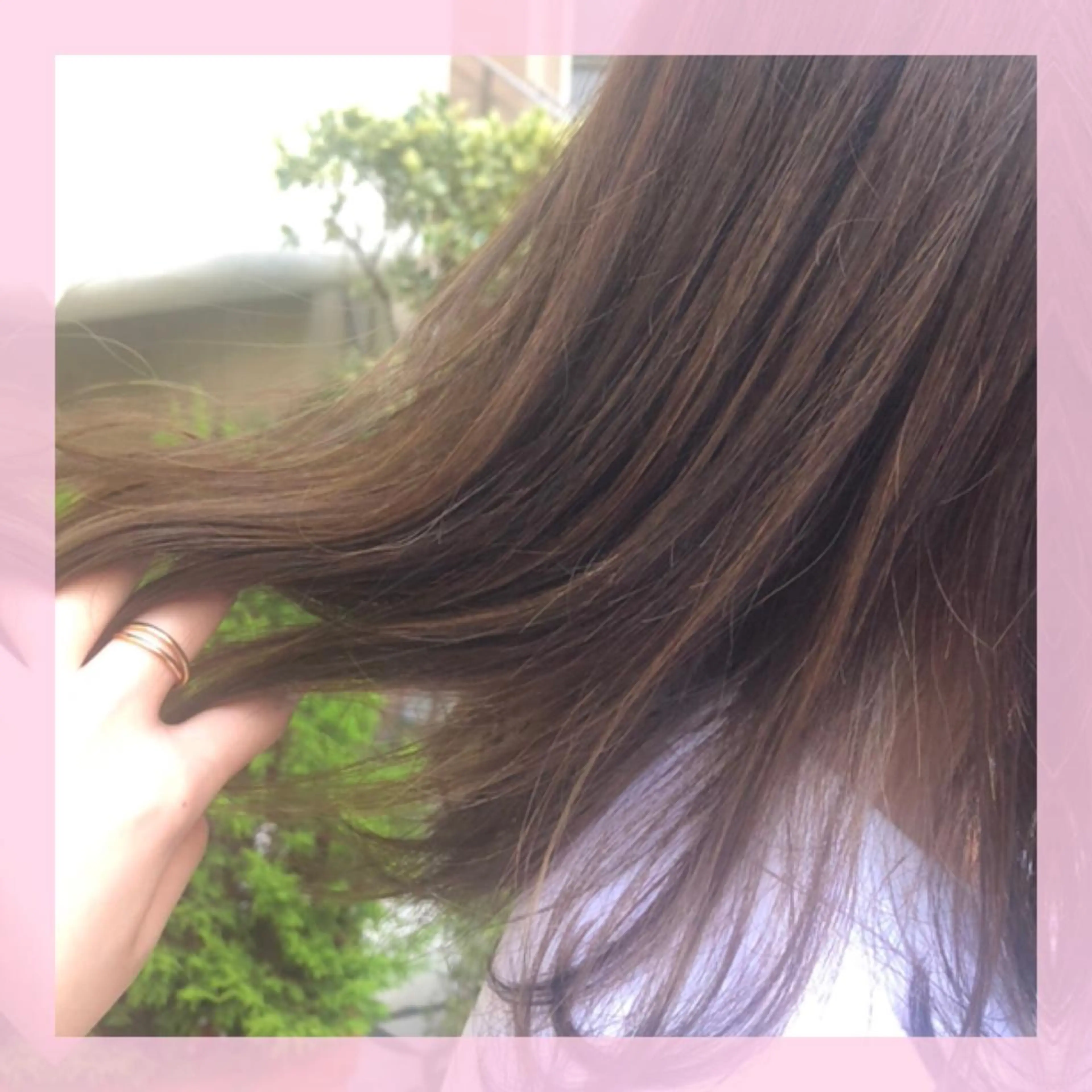 ミディアム カラー ベージュカラー ブリーチ ブリーチなしカラー カット ヘアカラー トリートメント plum.所属・🍒前川 🍒のヘアスタイル