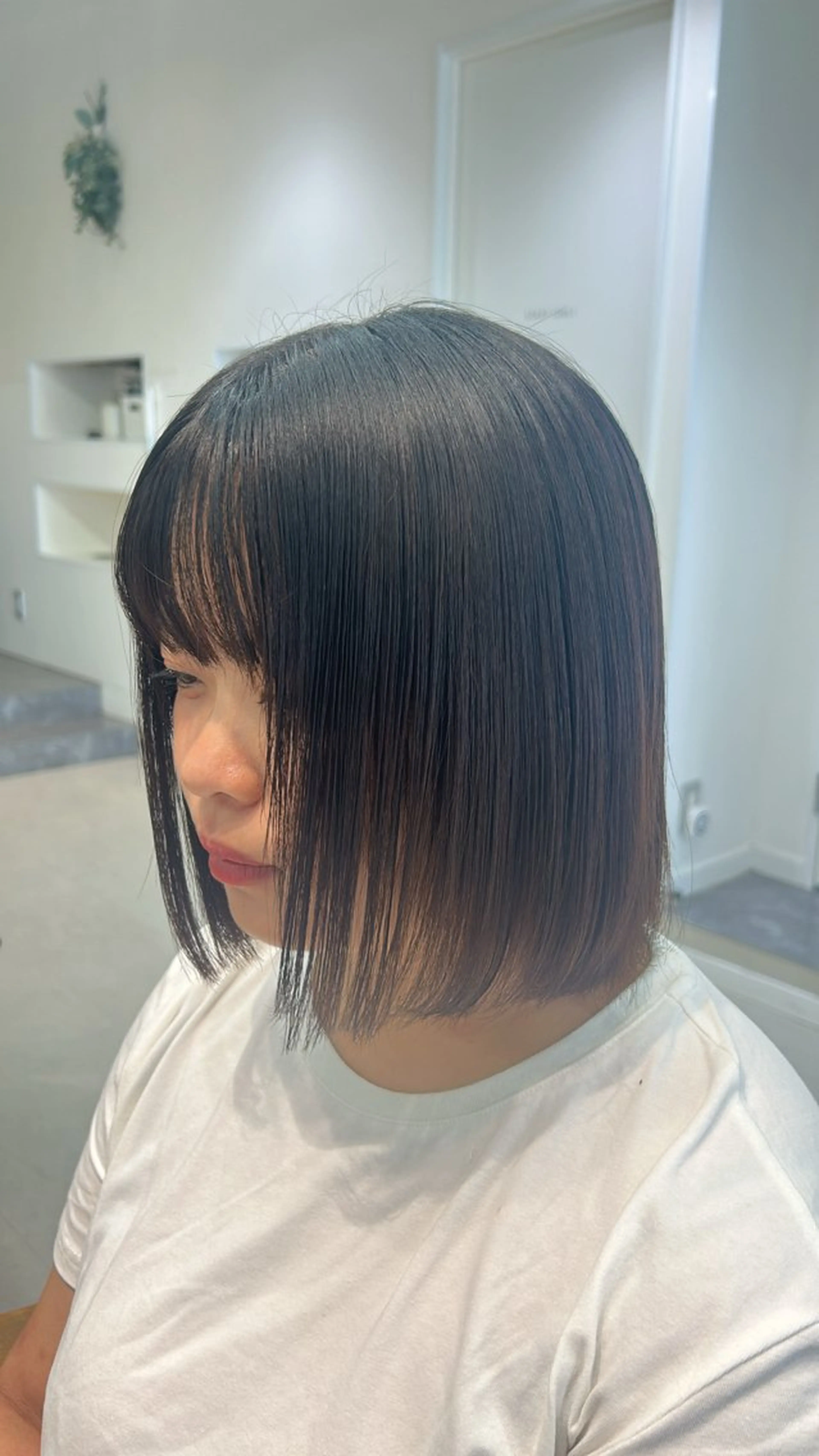 ショート 縮毛矯正 hana/海外風ヘア /レイヤーカットのヘアスタイル