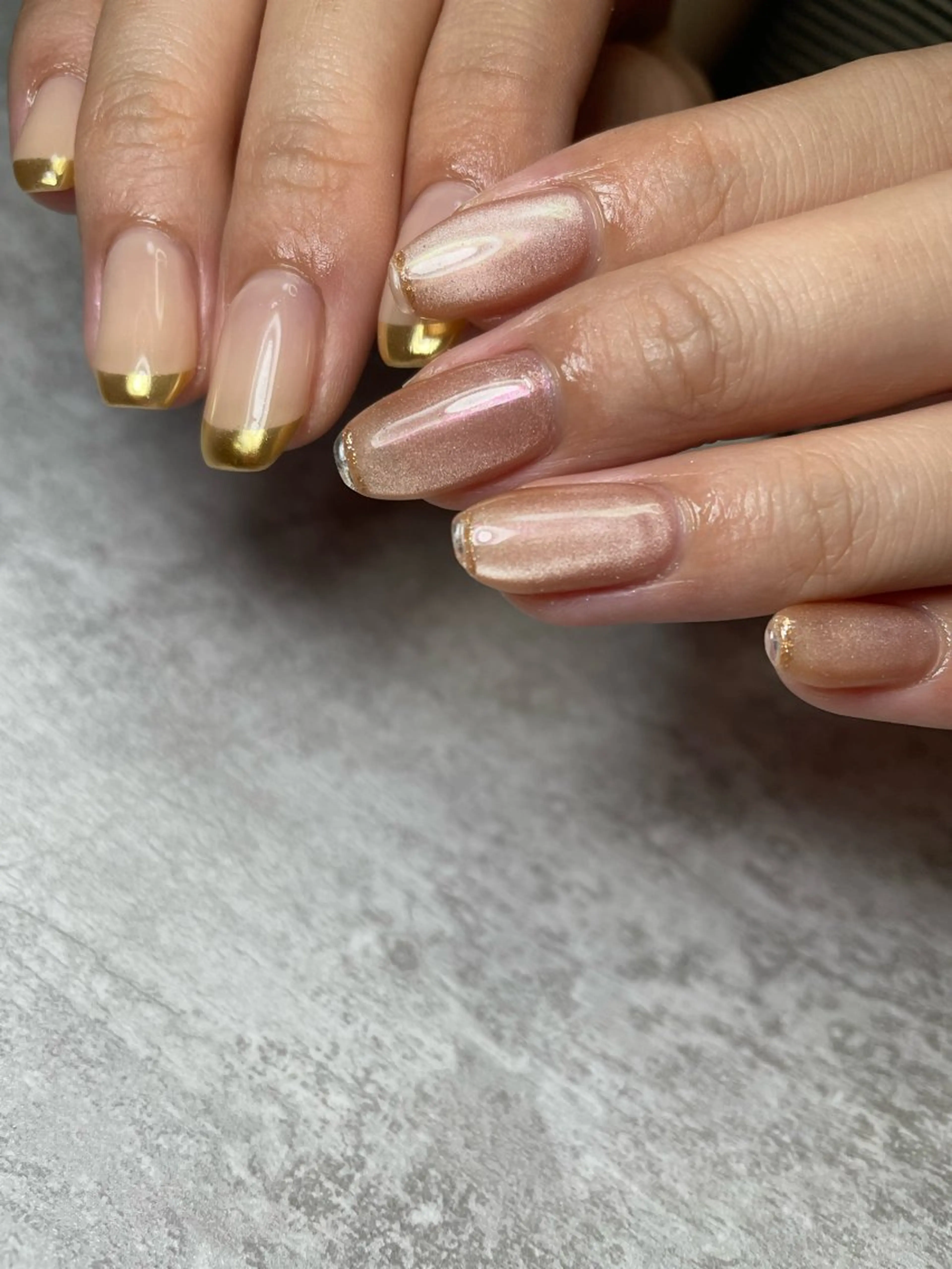 ネイル アートネイル クリアネイル フレンチネイル ミラーネイル 持ち込み BEAUTY GARDEN 【nail salon unseul】所属・nana .のネイルデザイン