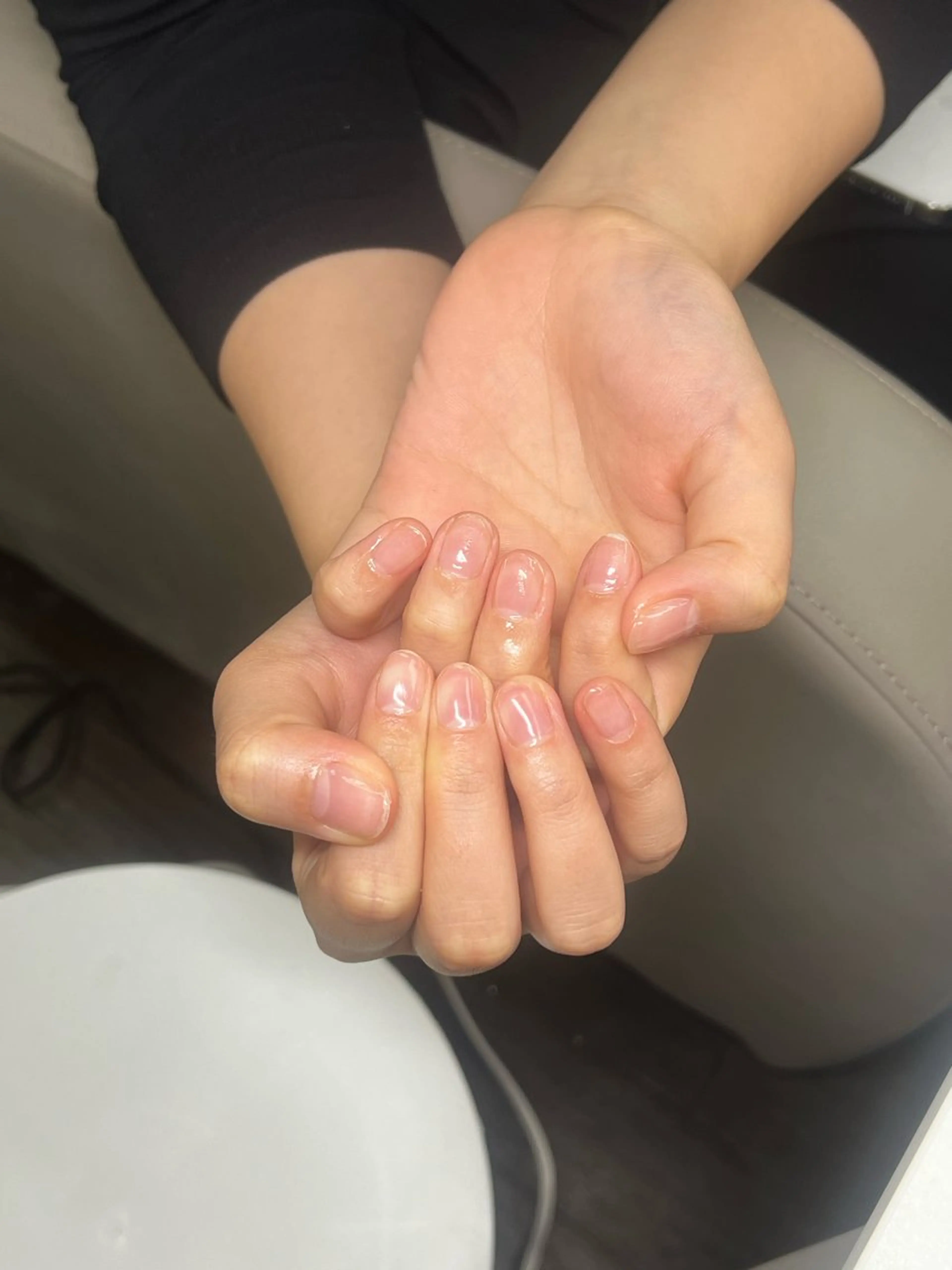 ネイル クリアネイル ジェルネイル KITTY Mayuのネイルデザイン