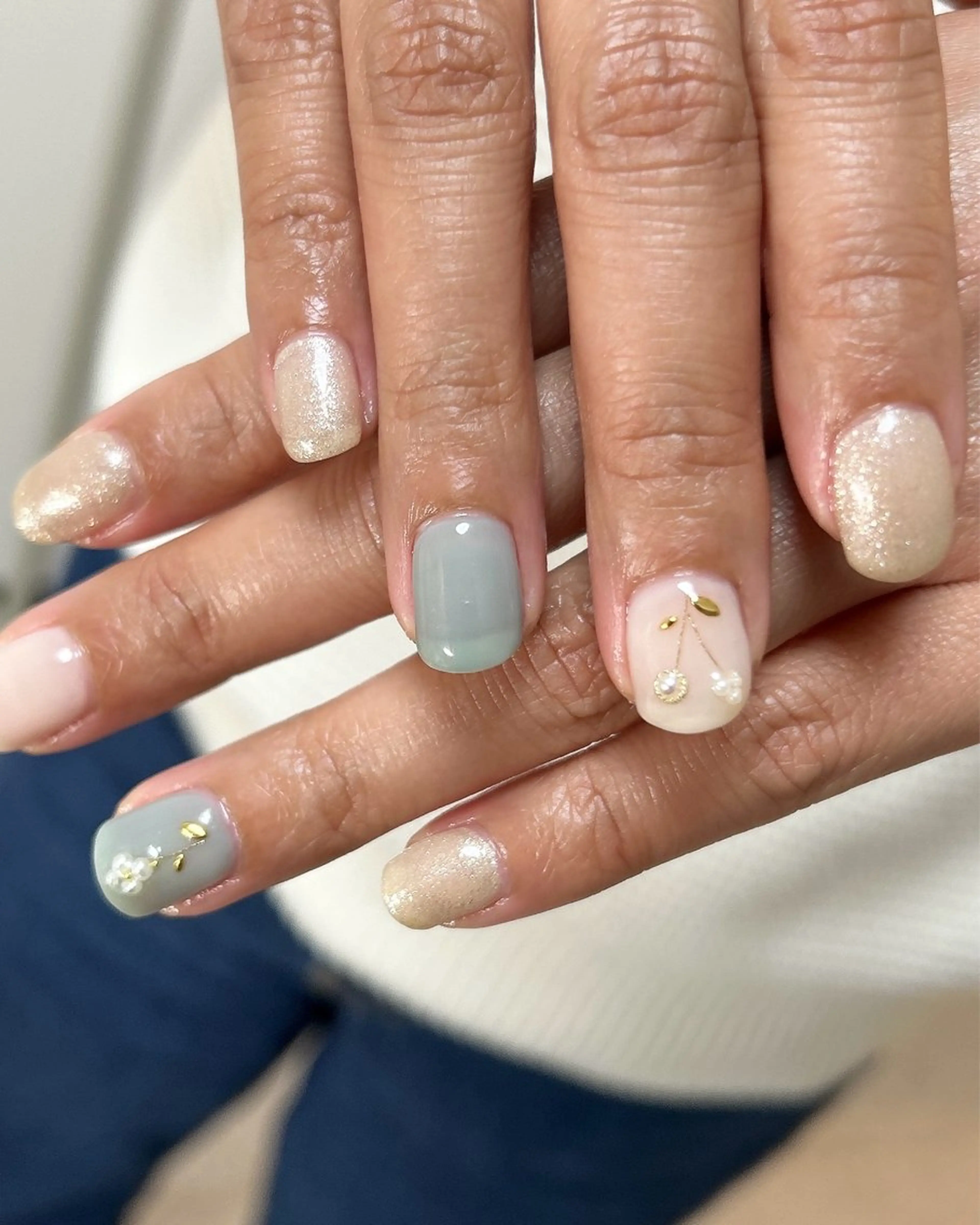 ネイル ハンドネイル ten nail salon　かえでのネイルデザイン