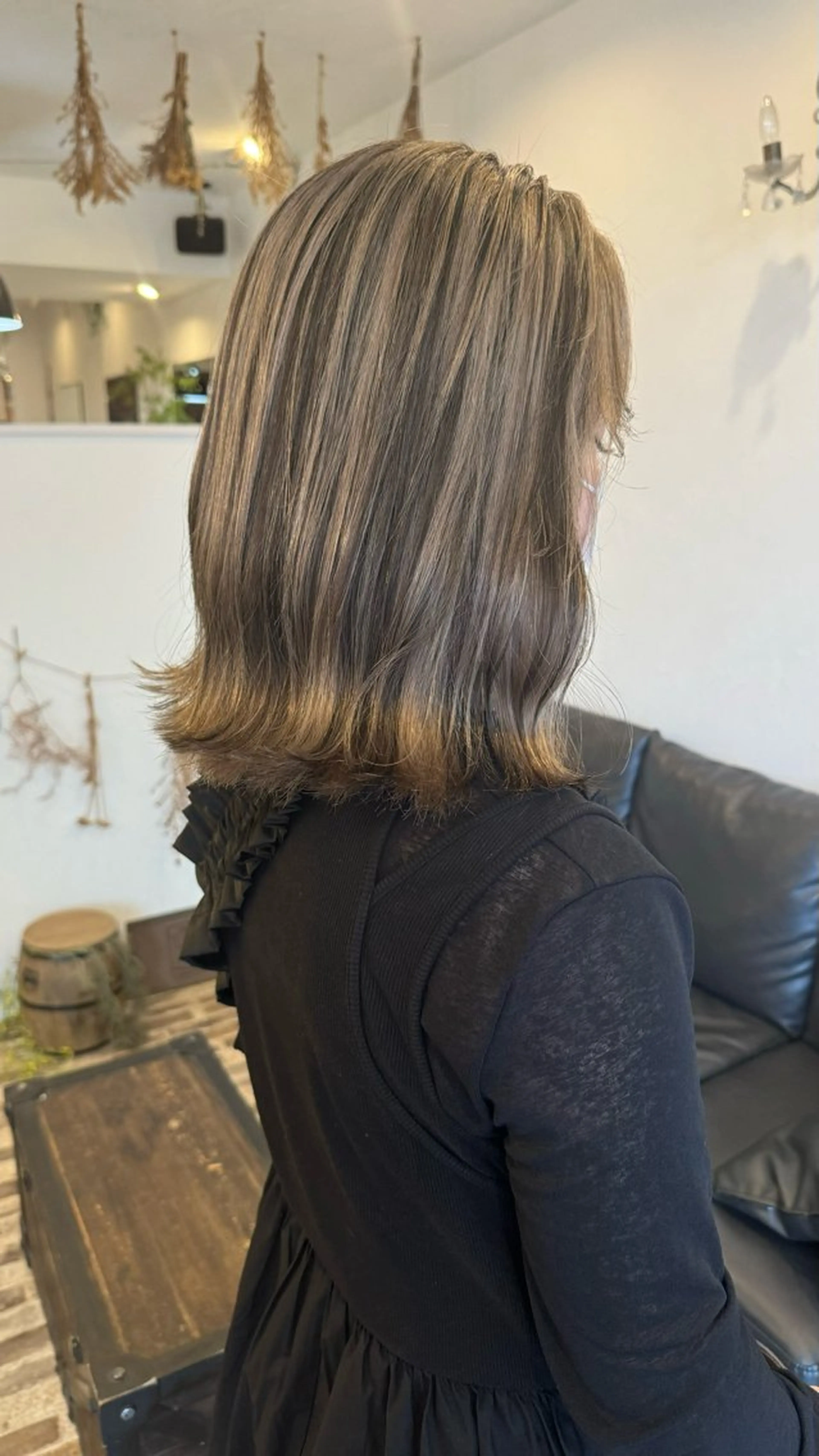 ミディアム カラー ハイトーンカラー ヘアカラー m ā l o.🌷 サカモトマイコのヘアスタイル