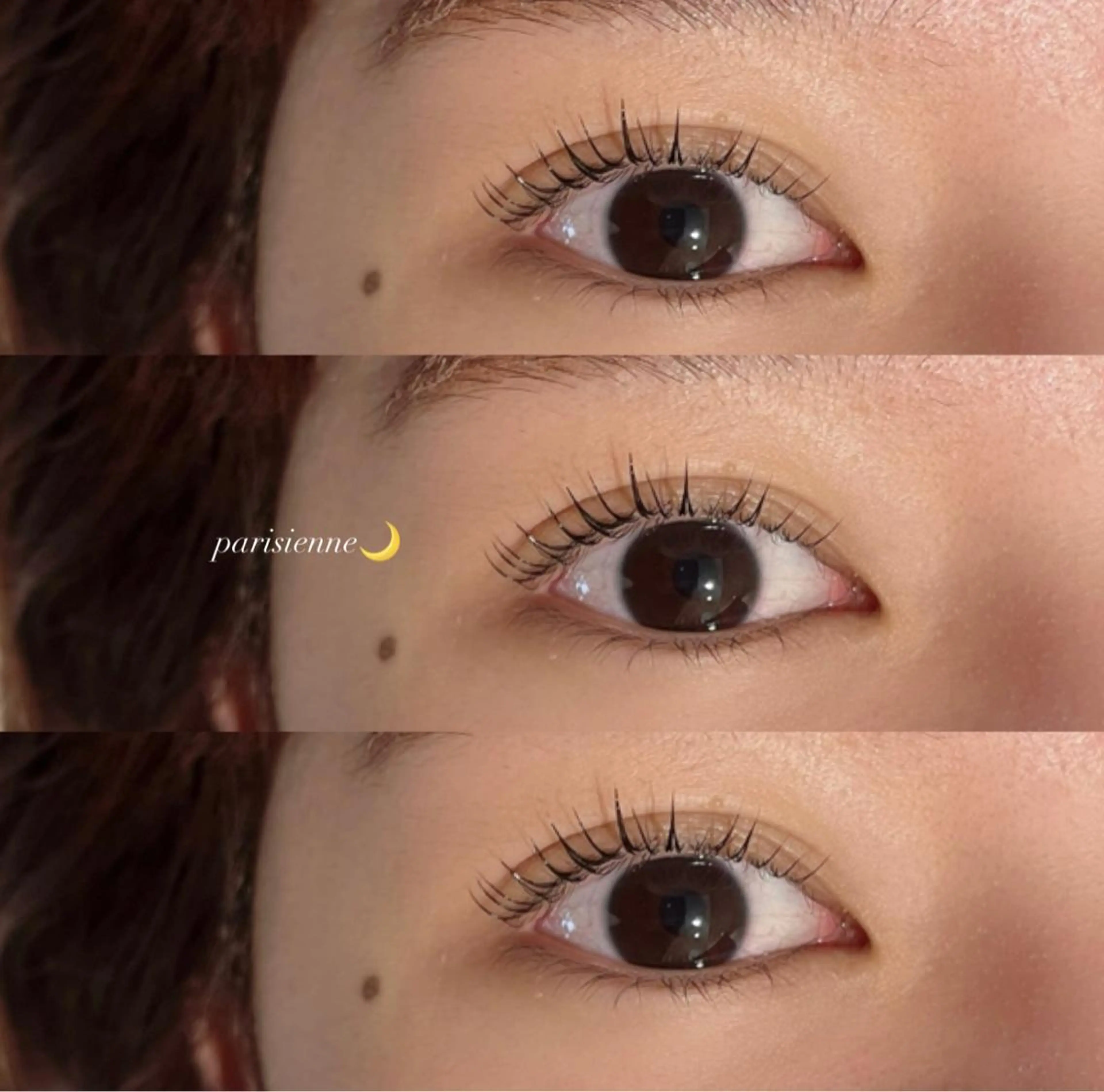 マツエク・マツパ パリジェンヌラッシュリフト une fleur MOENOのマツエク・マツパデザイン