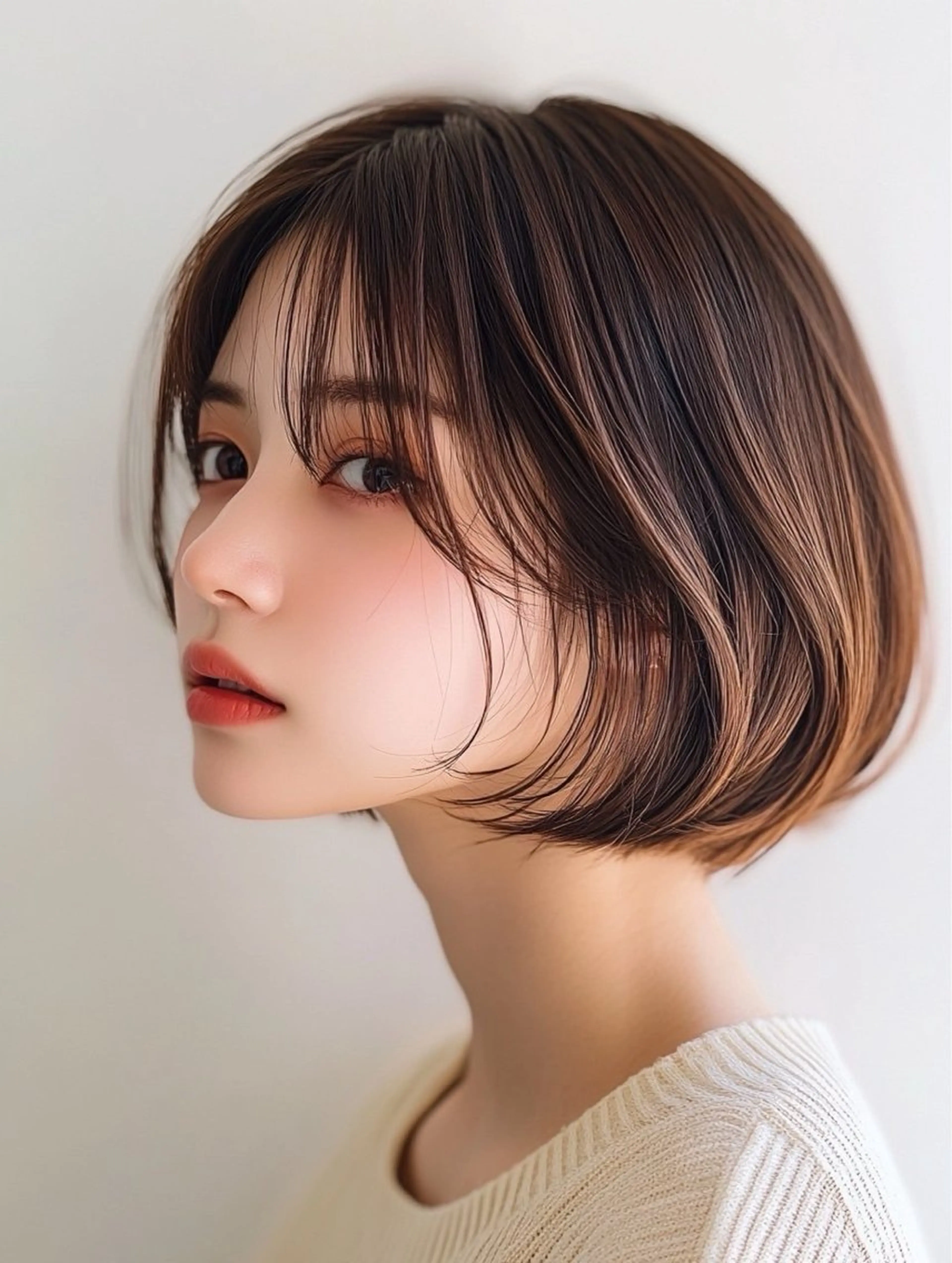 ショート NANAMI/海外風 レイヤー/ボブのヘアスタイル