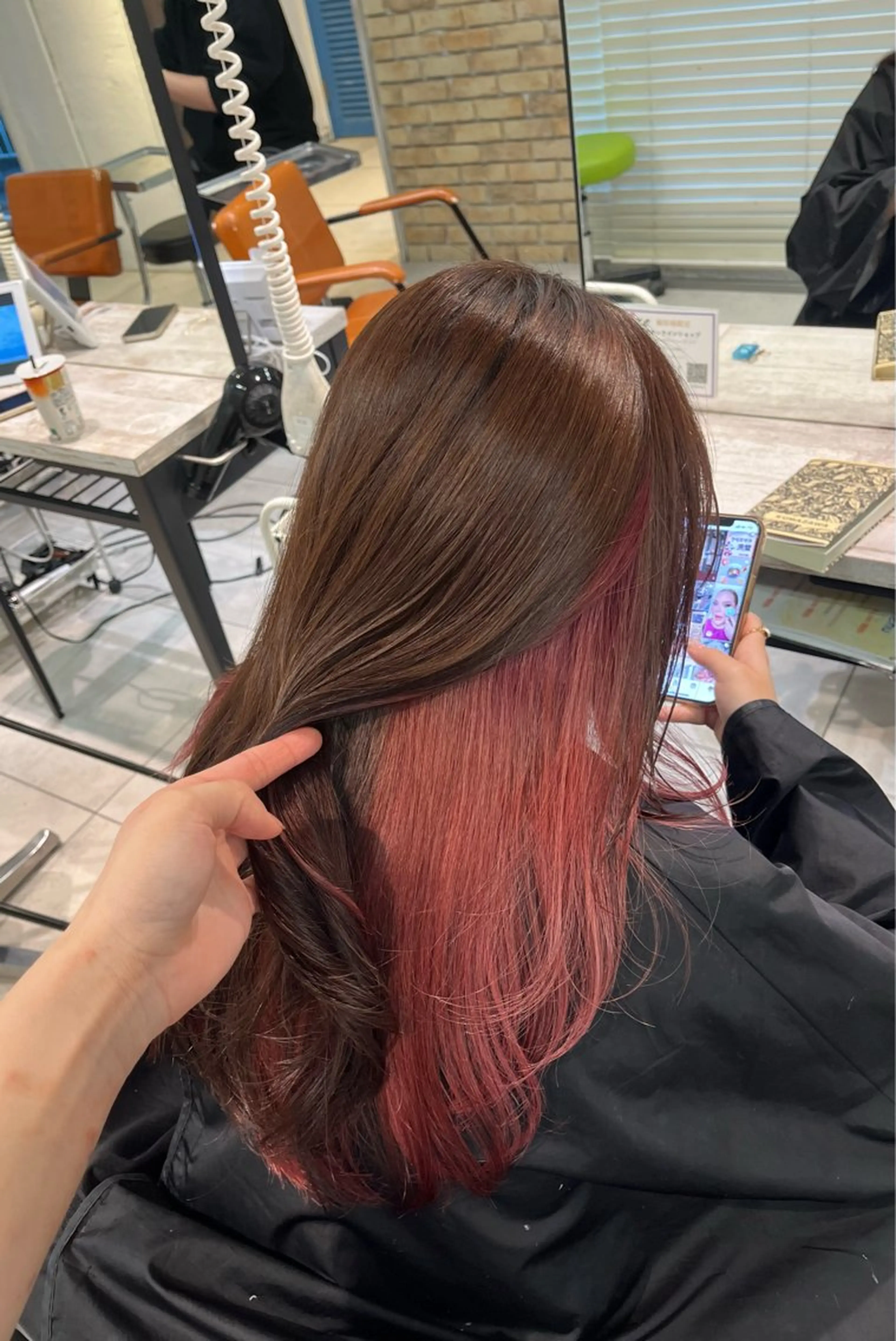 ロング カラー ヘアカラー トリートメント ❤️ブリーチ暖色カ ラー❤️NAOのヘアスタイル