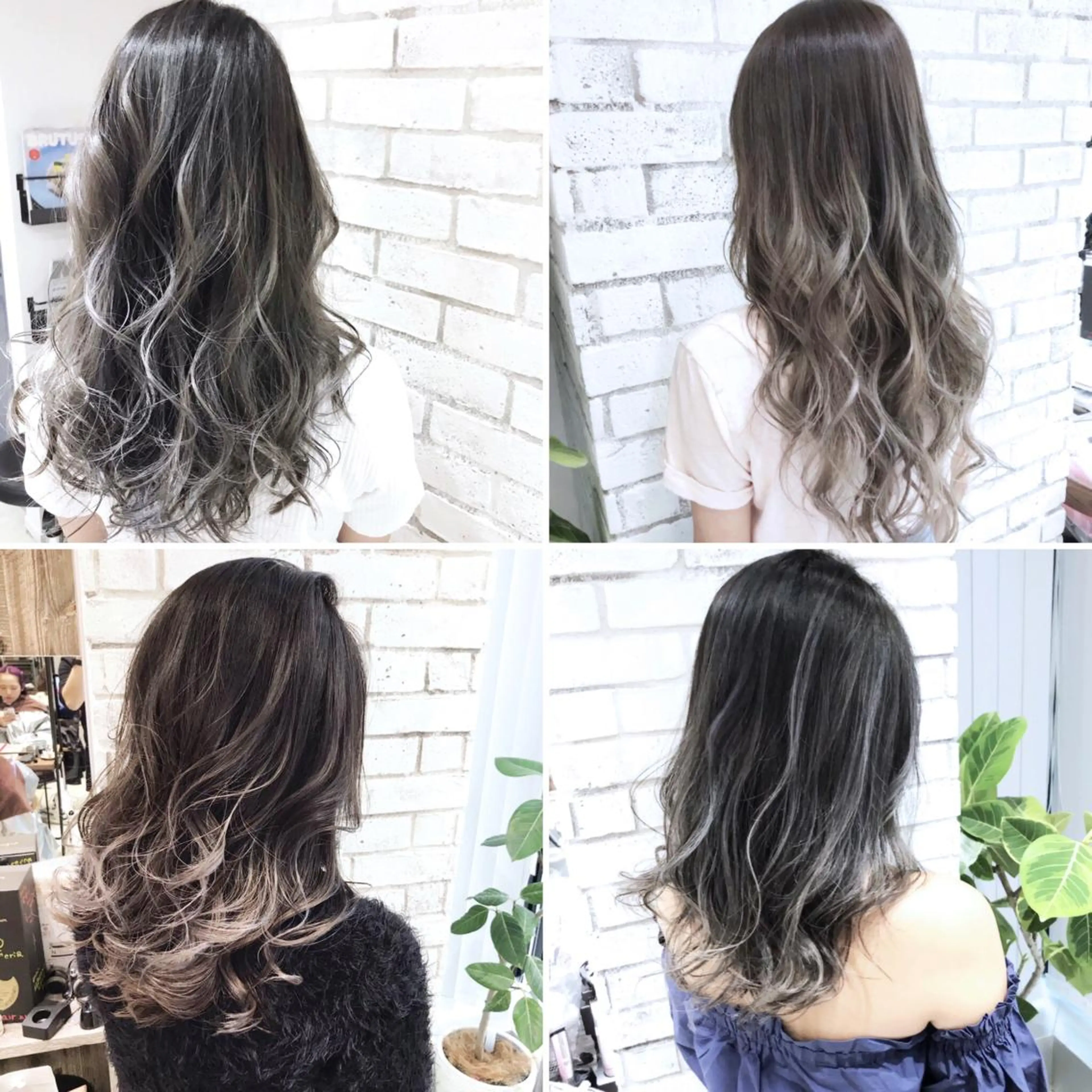 セミロング ヘアカラー バレイヤージュ🌱 渡邉悟🌱のヘアスタイル