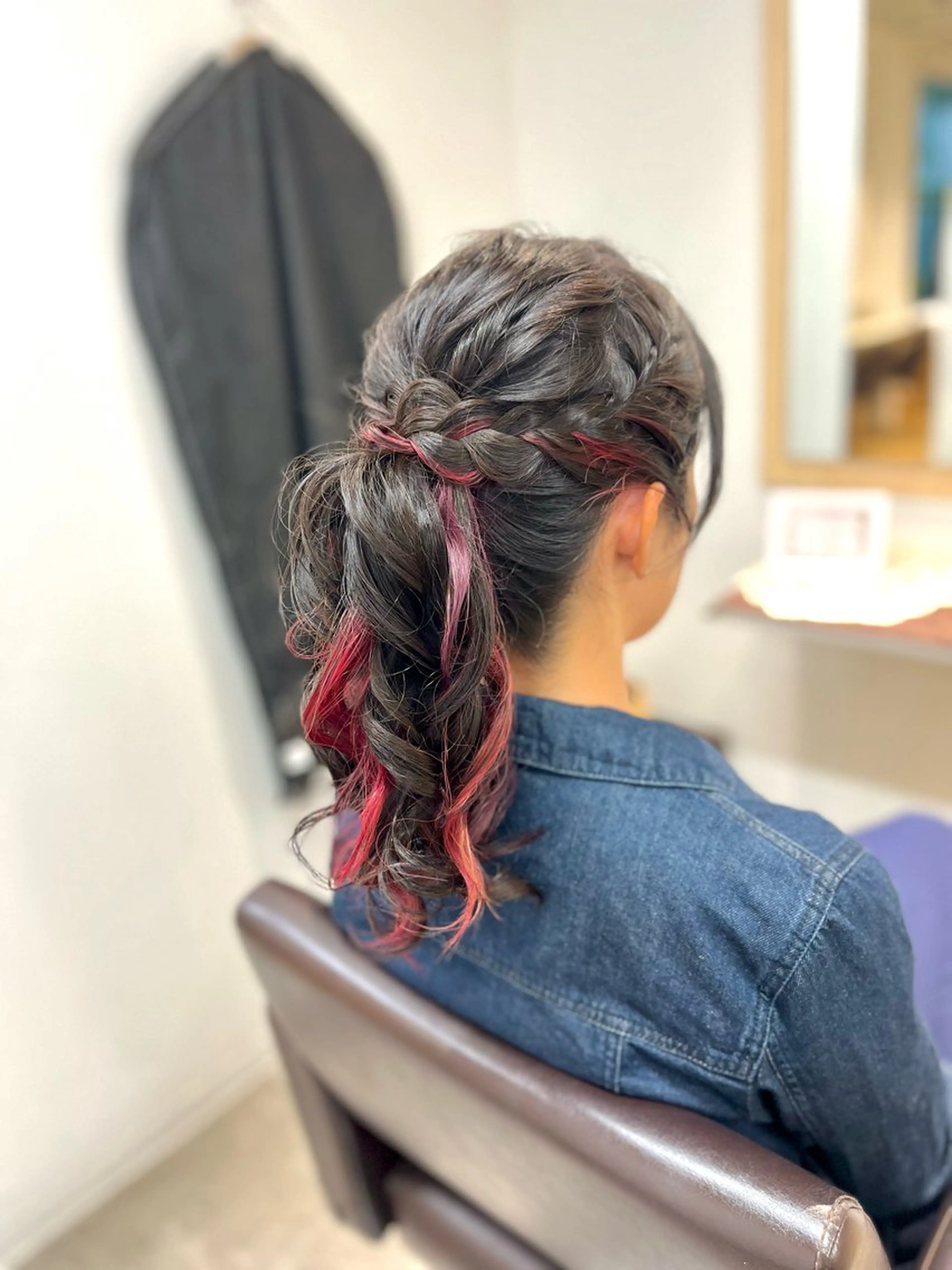 ヘアアレンジ ポニーテール ヘアセット 似合わせヘアメイク 💐オダギリチアキのヘアスタイル