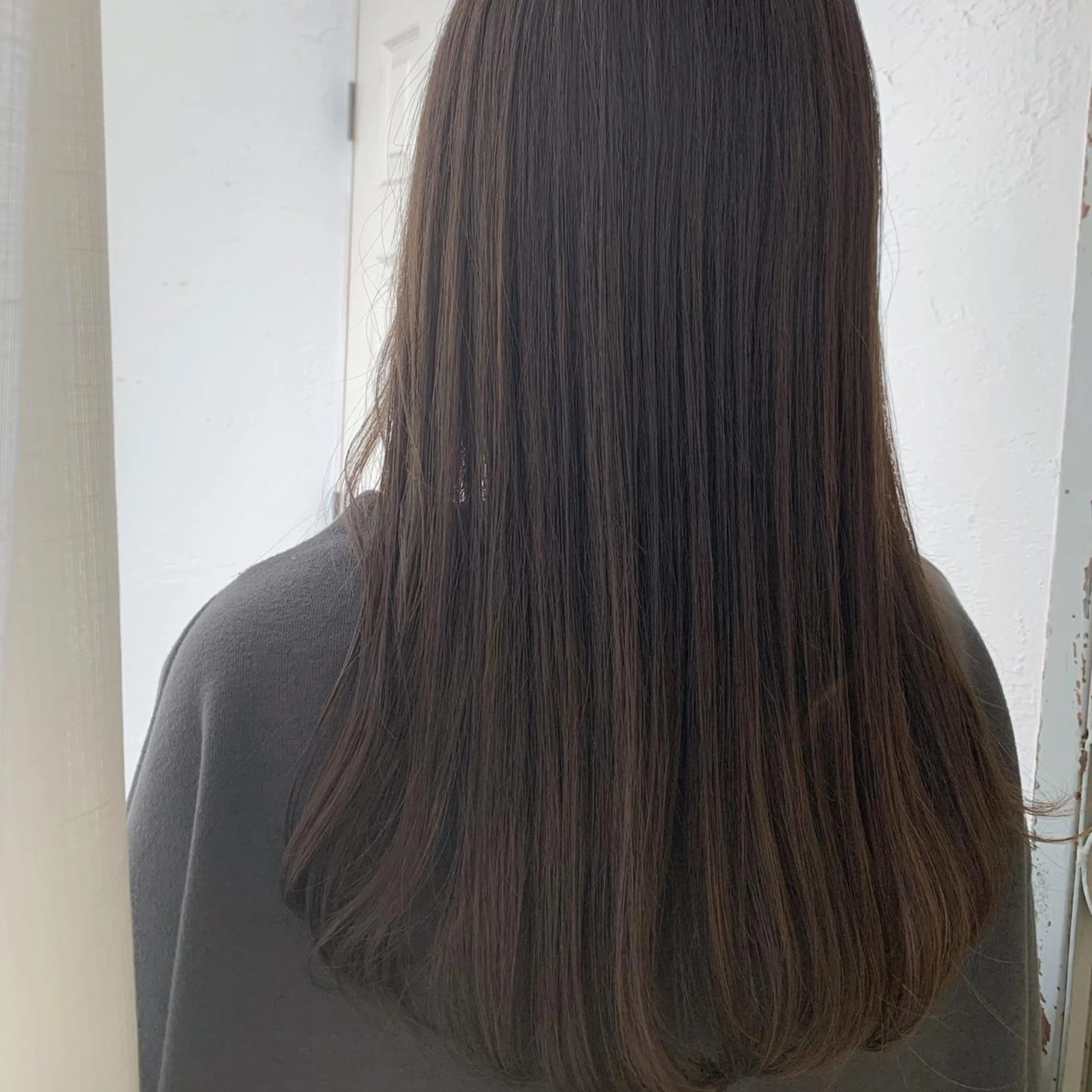 ロング カラー カット ヘアカラー タナカ マナミのヘアスタイル