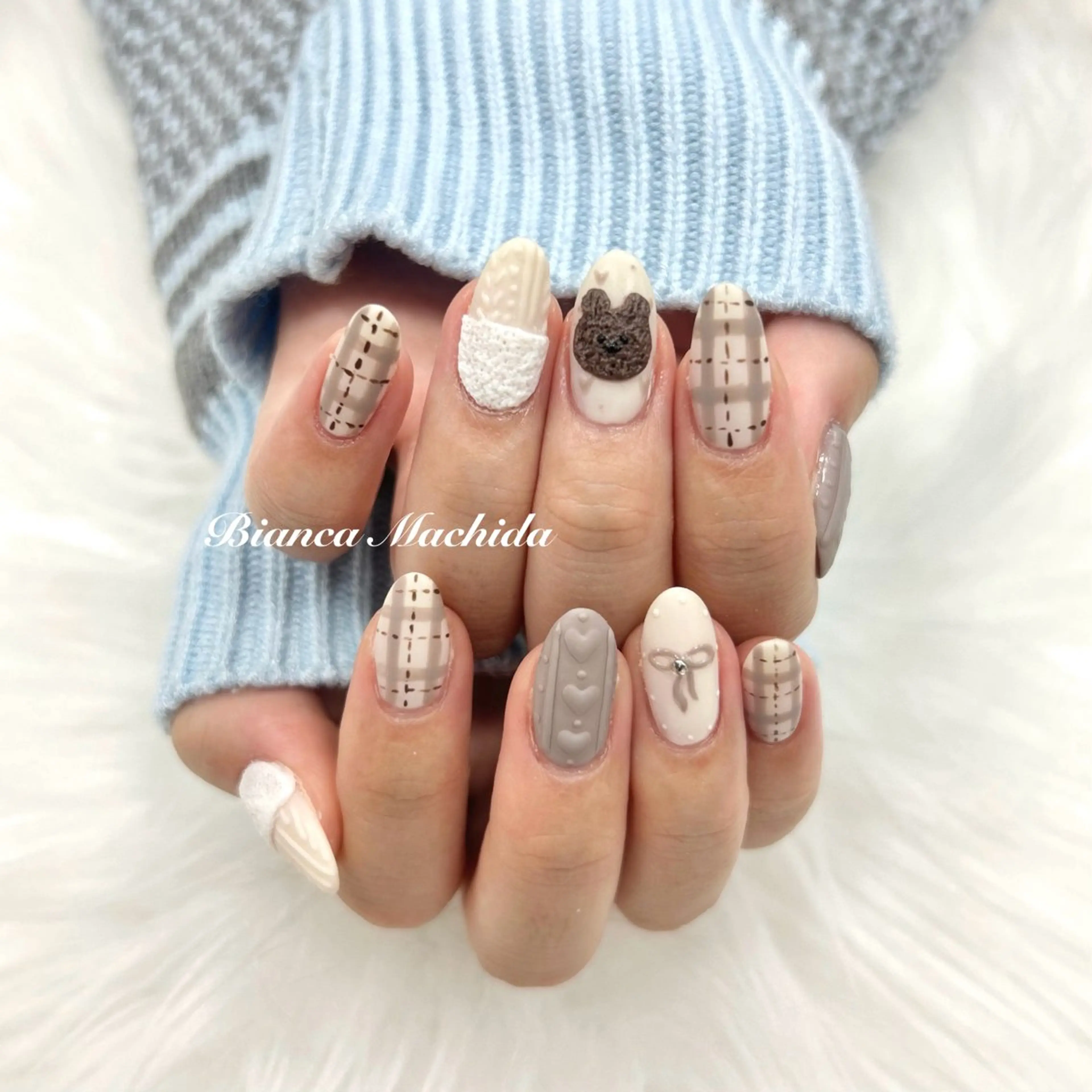 ネイル アートネイル Bianca 🪽 Nakajimaのネイルデザイン
