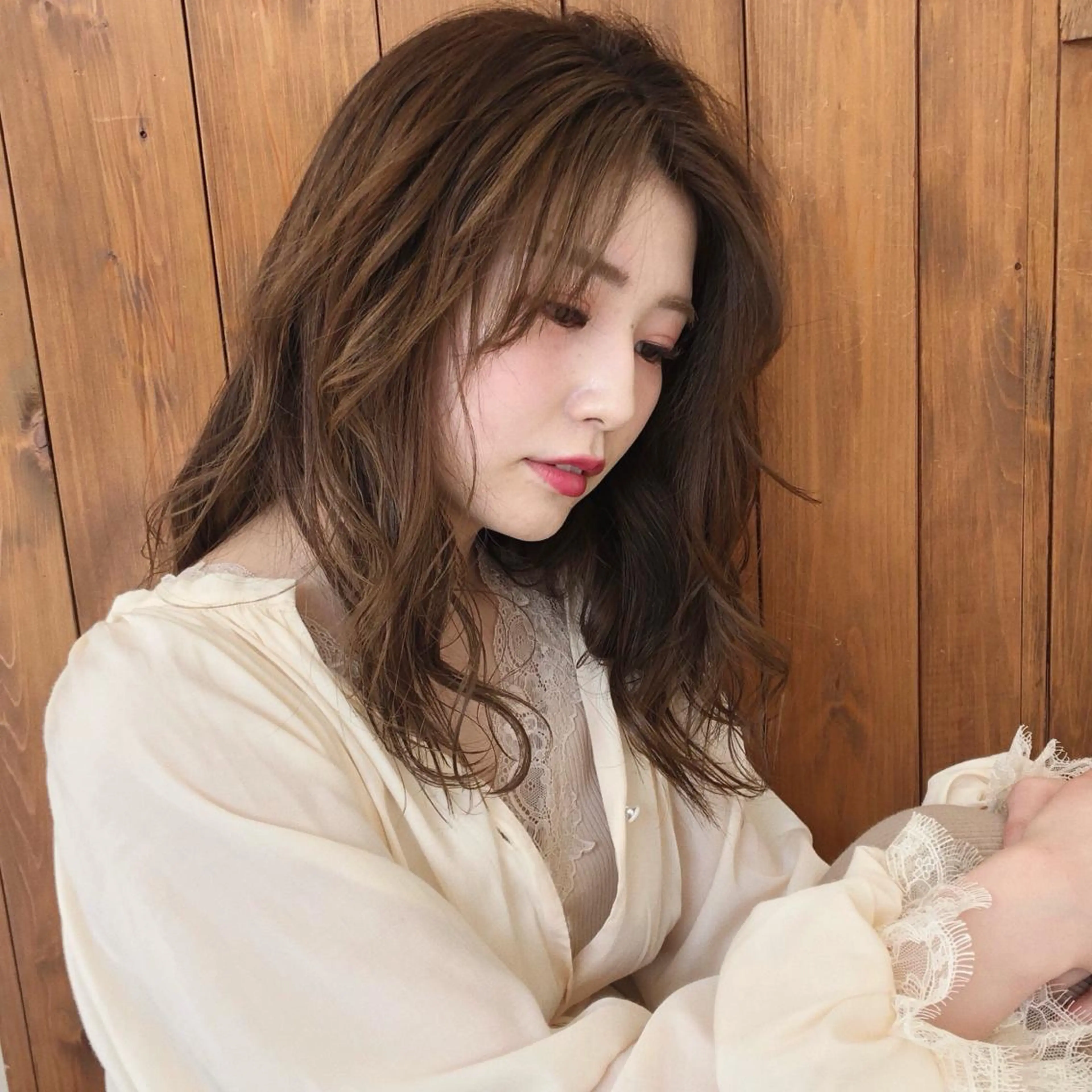 セミロング 冨木 雄斗のヘアスタイル