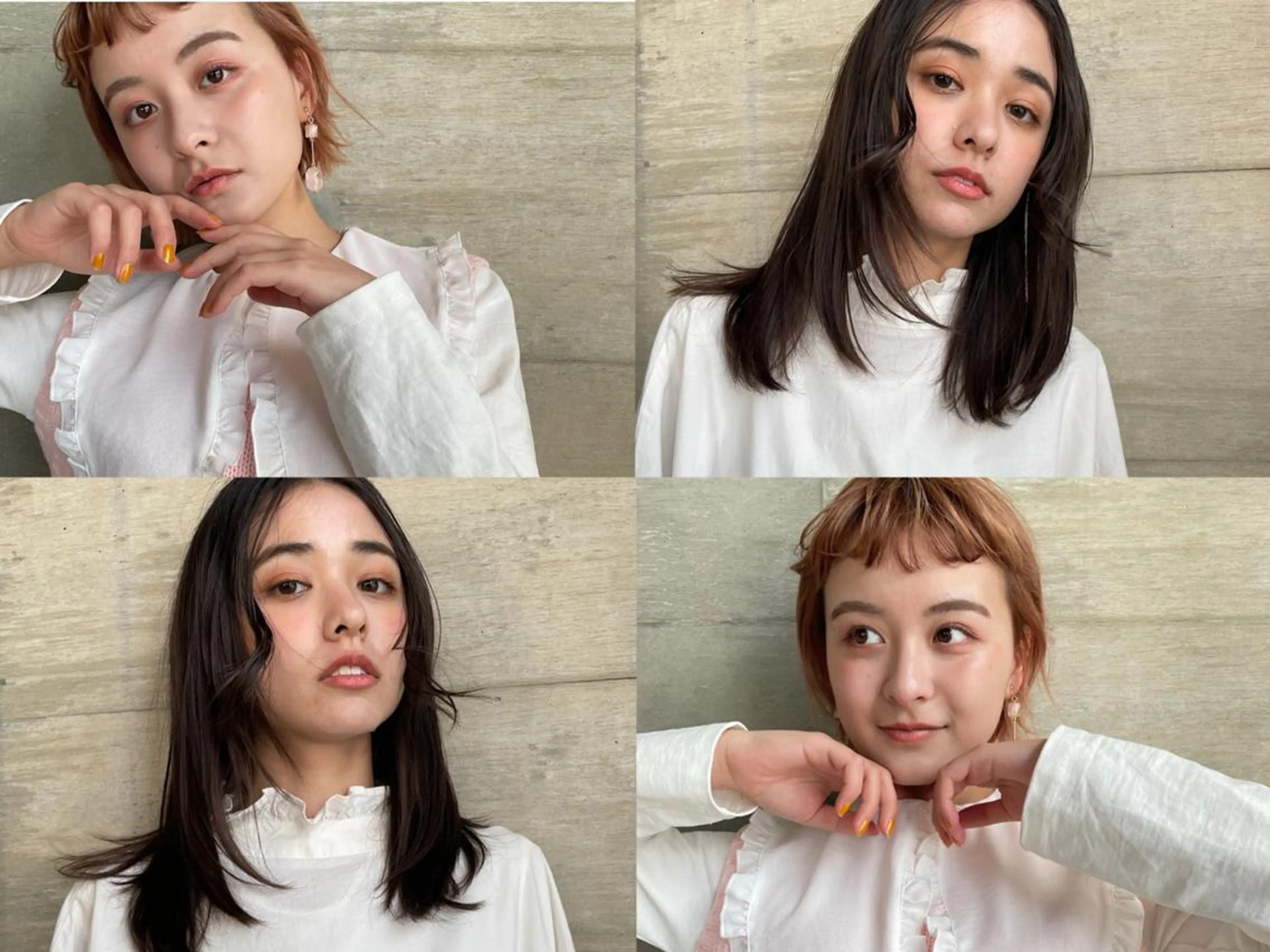 ショート カラー パーマ MARLE 今里店のヘアスタイル