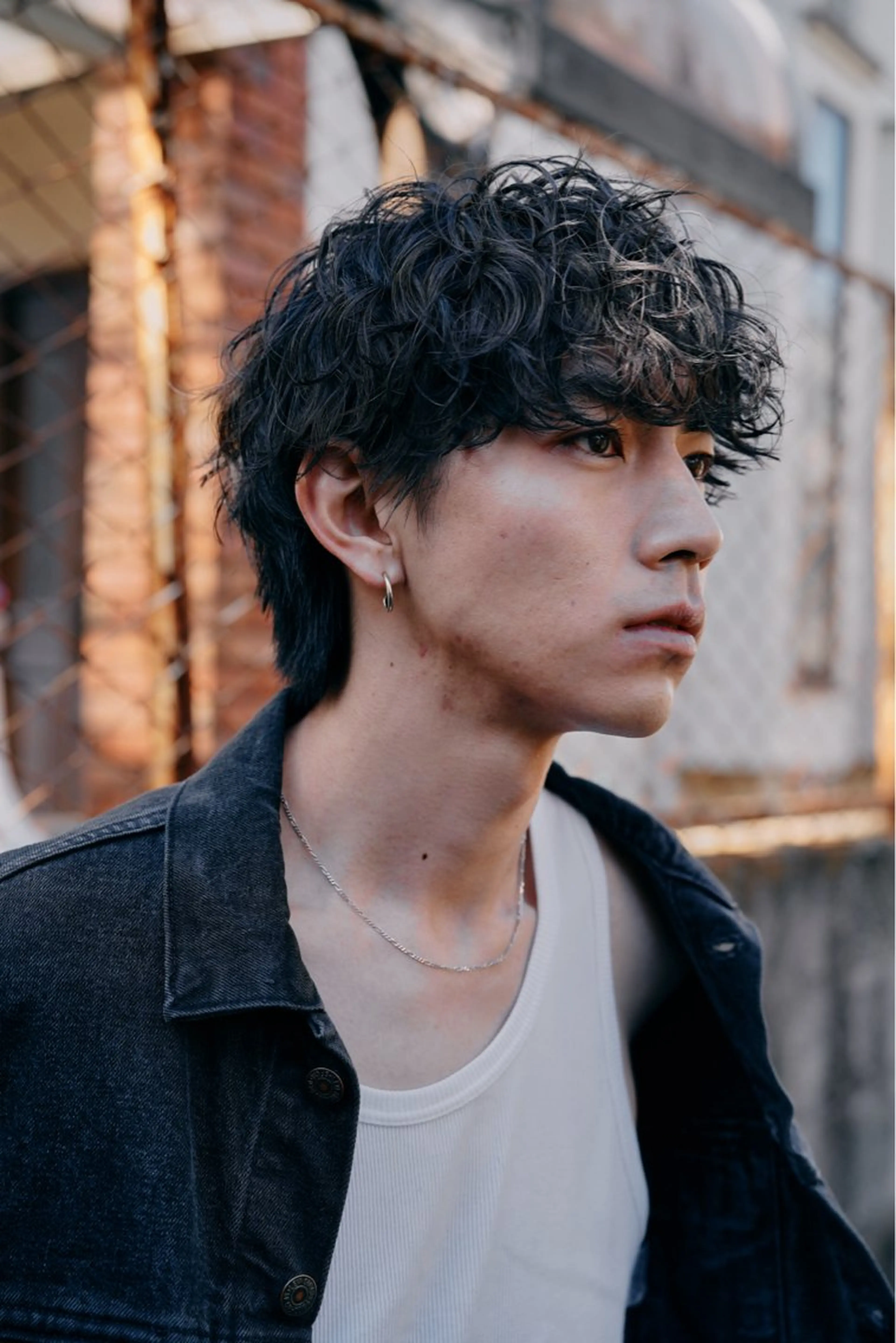 パーマ メンズ カット パーマ トリートメント 当日予約⭕️ fifth渋谷太田のヘアスタイル