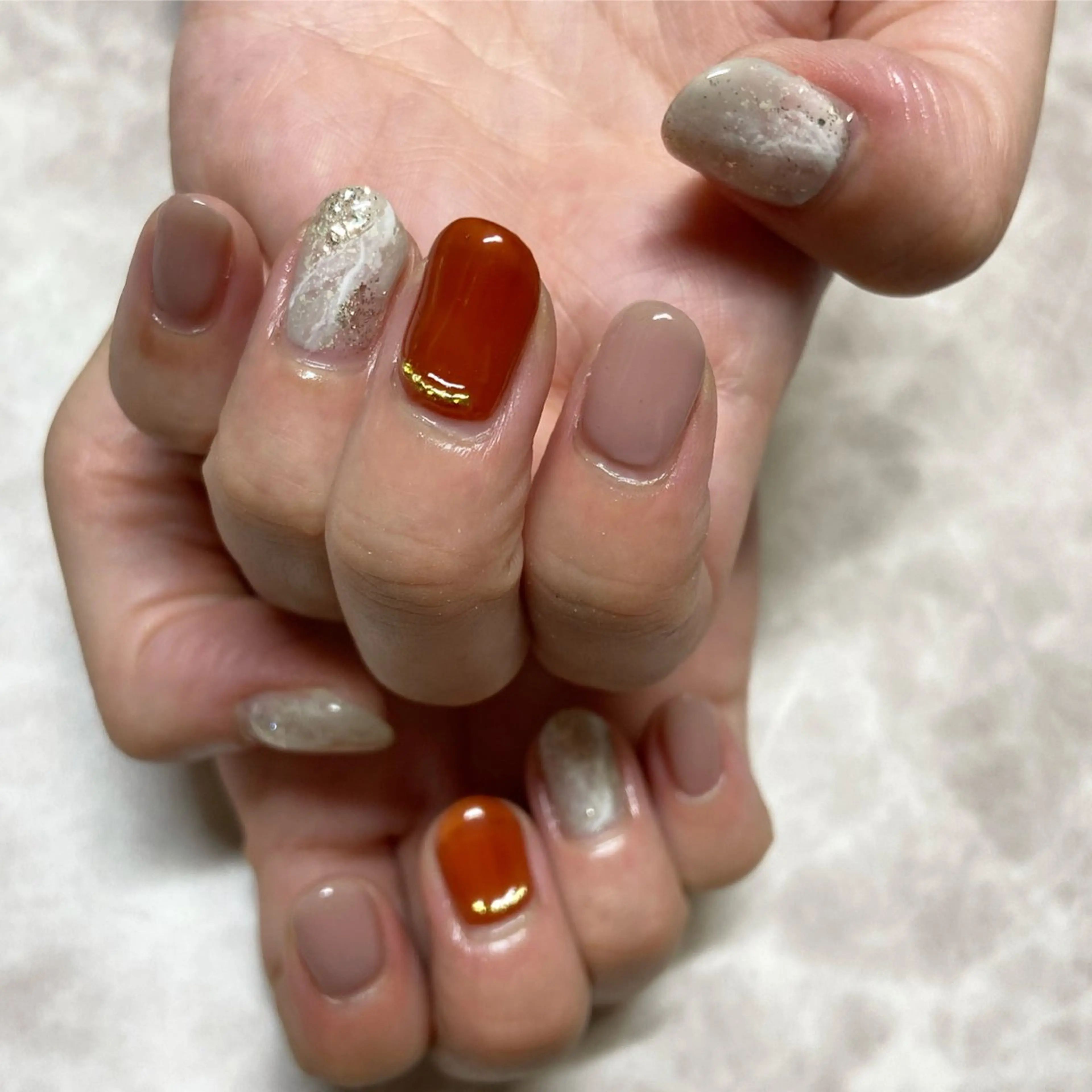 ネイル 大理石ネイル(マーブル) nail_ kinaのネイルデザイン