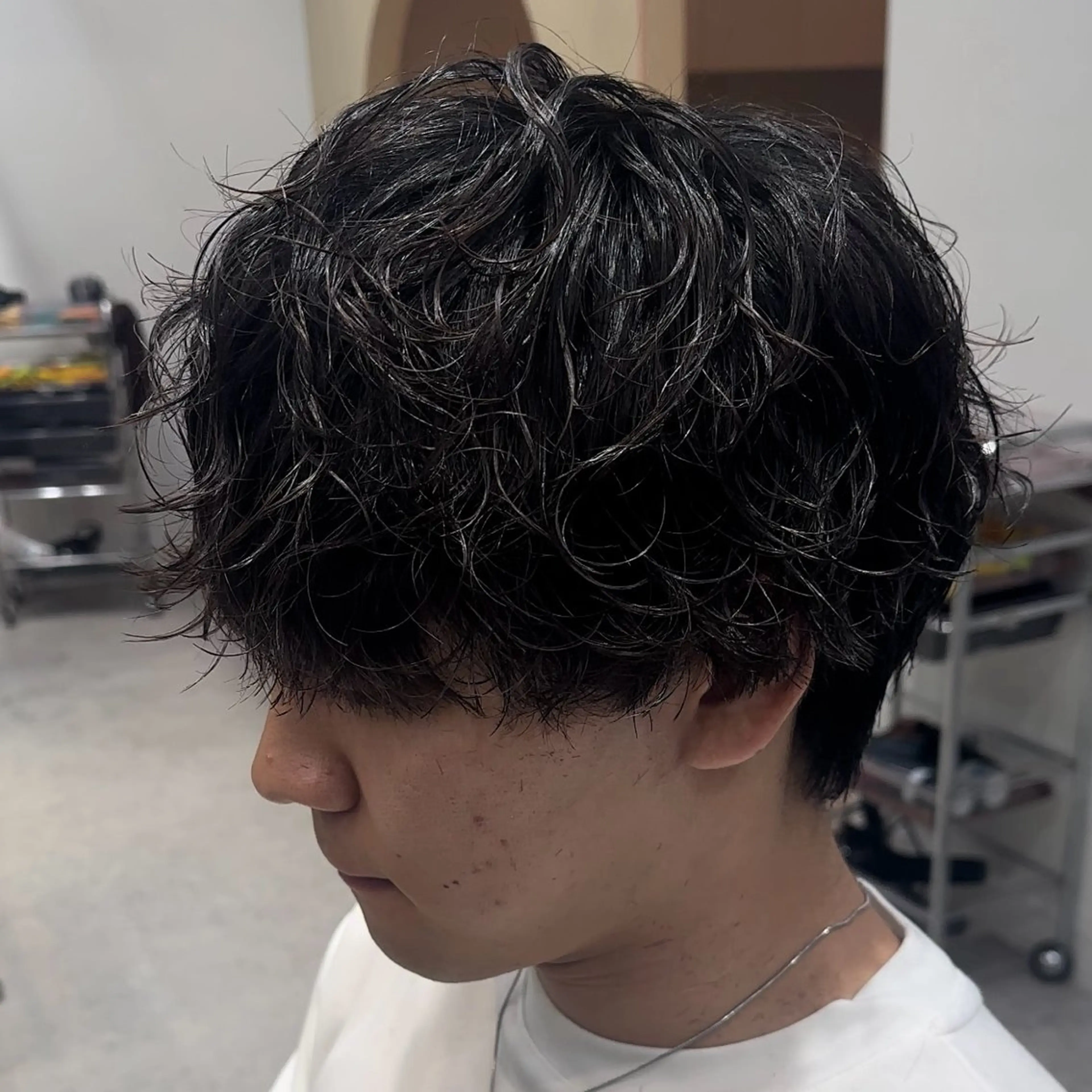 パーマ メンズ カット パーマ 当日予約⭕️ fifth渋谷太田のヘアスタイル